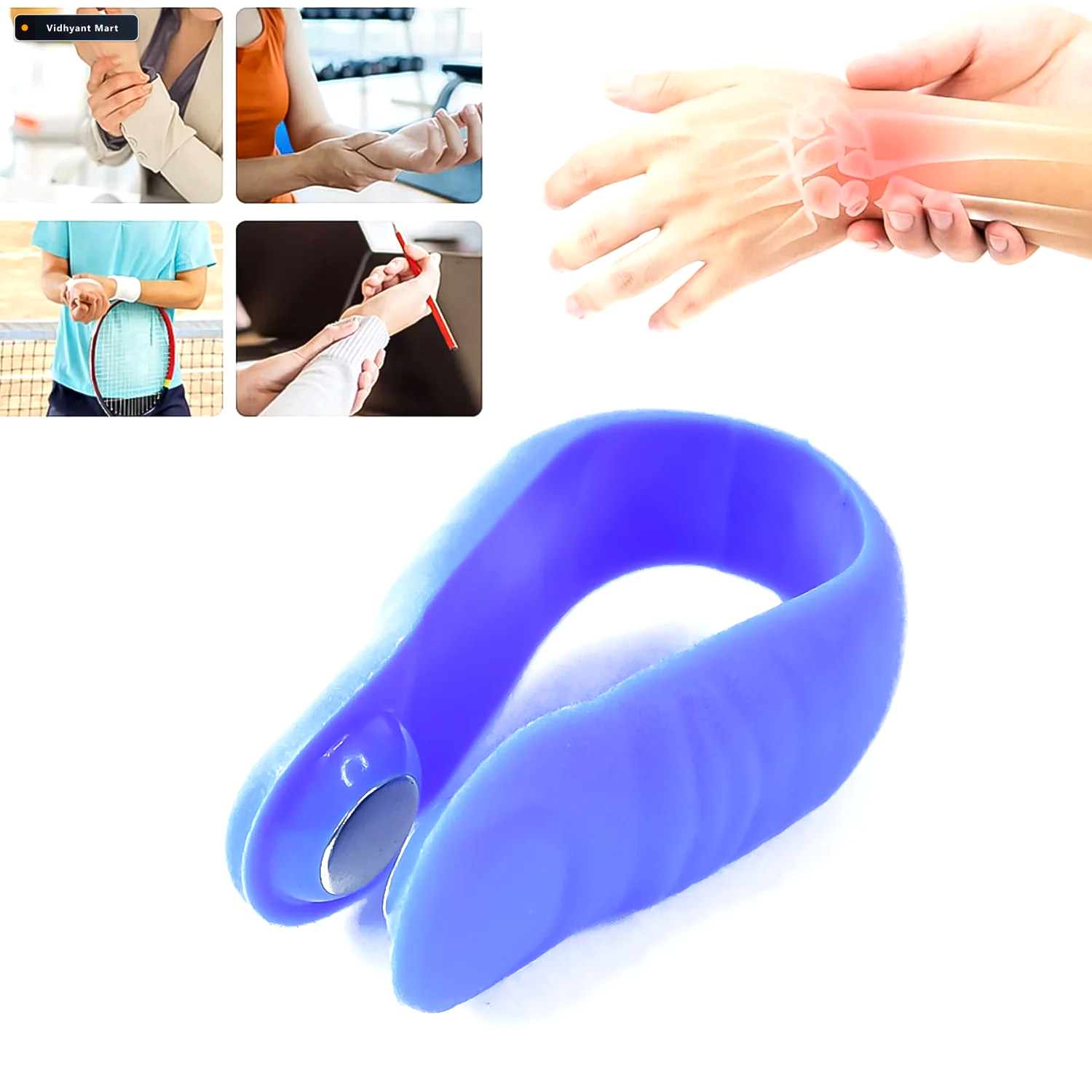 Vidhyant Mart Magnetic Acupressure Clip Pain Relief Improved Cir 3