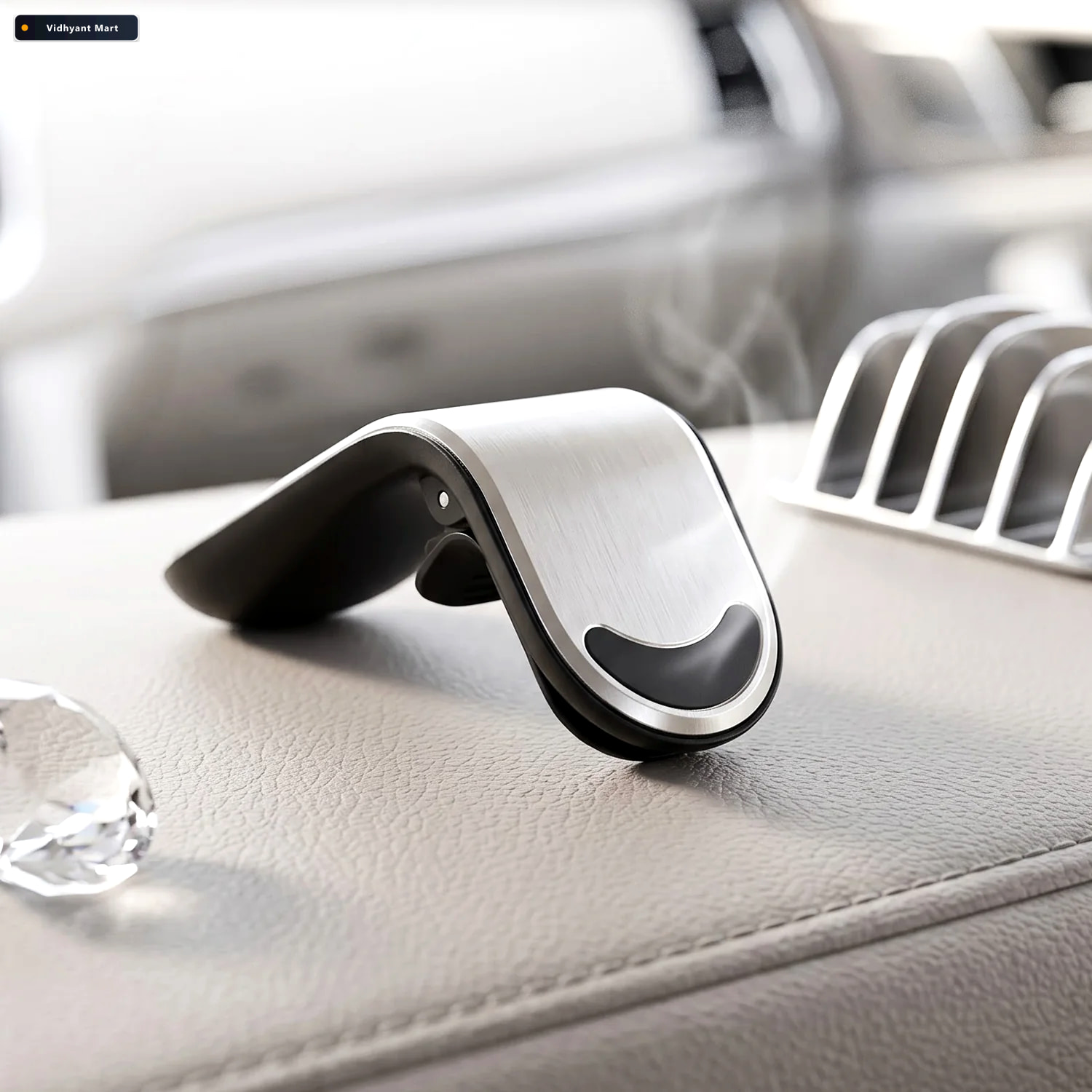 Vidhyant Mart Magnetic Car Air Vent Phone Holder With Strong Gri 4