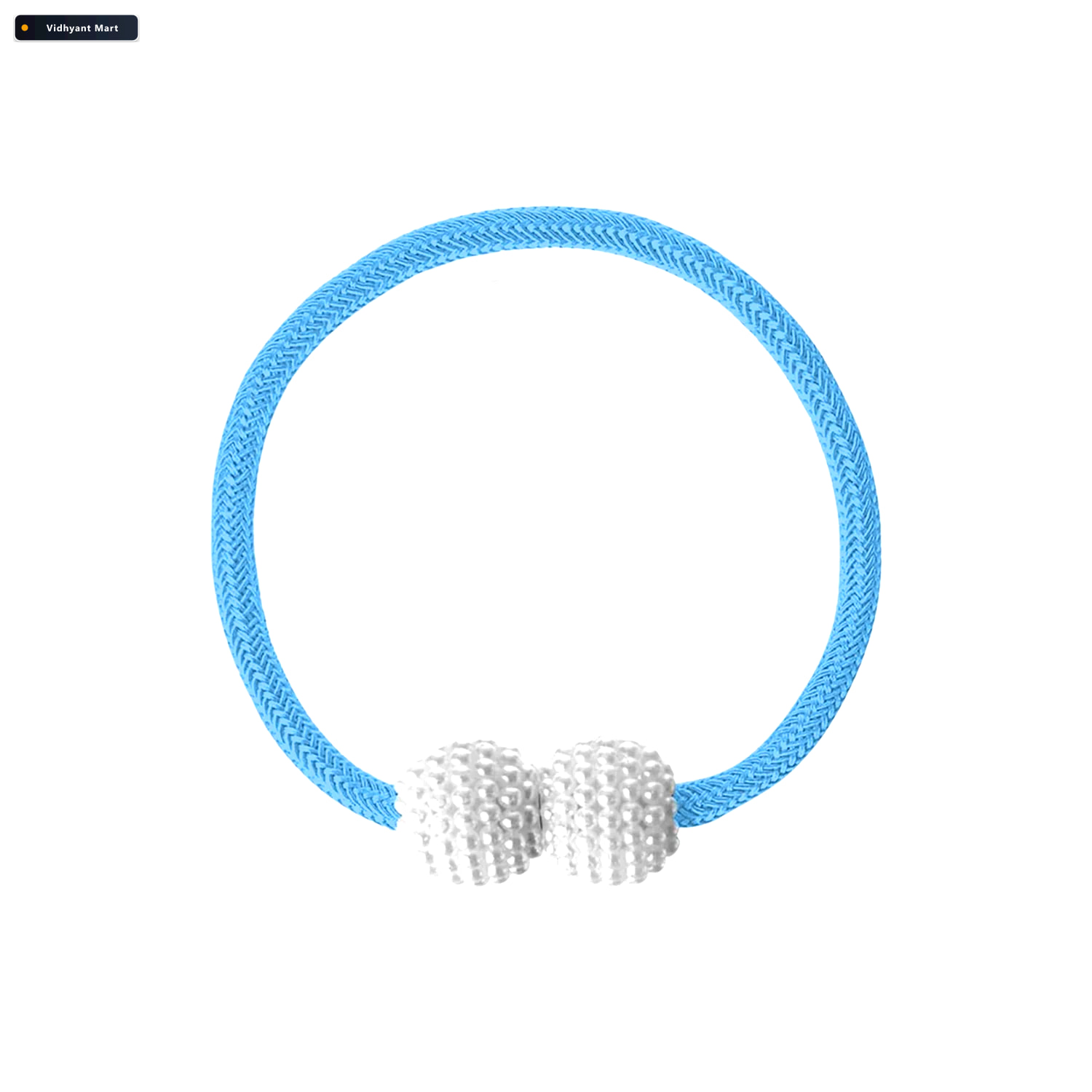 Vidhyant Mart Magnetic Curtain Tiebacks Elegant No Drill Pearl H 4