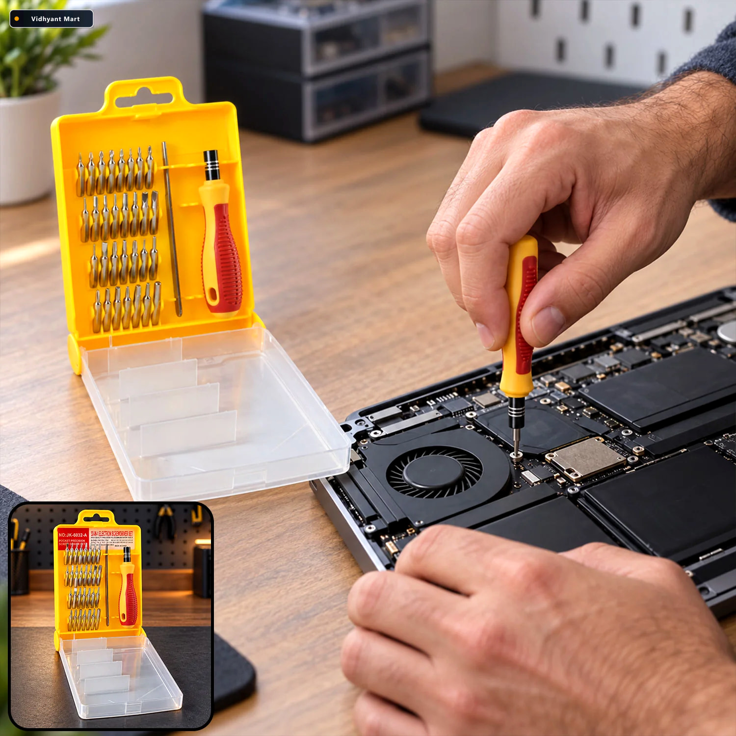 Vidhyant Mart Magnetic Precision Screwdriver Set Handle Detailed 1