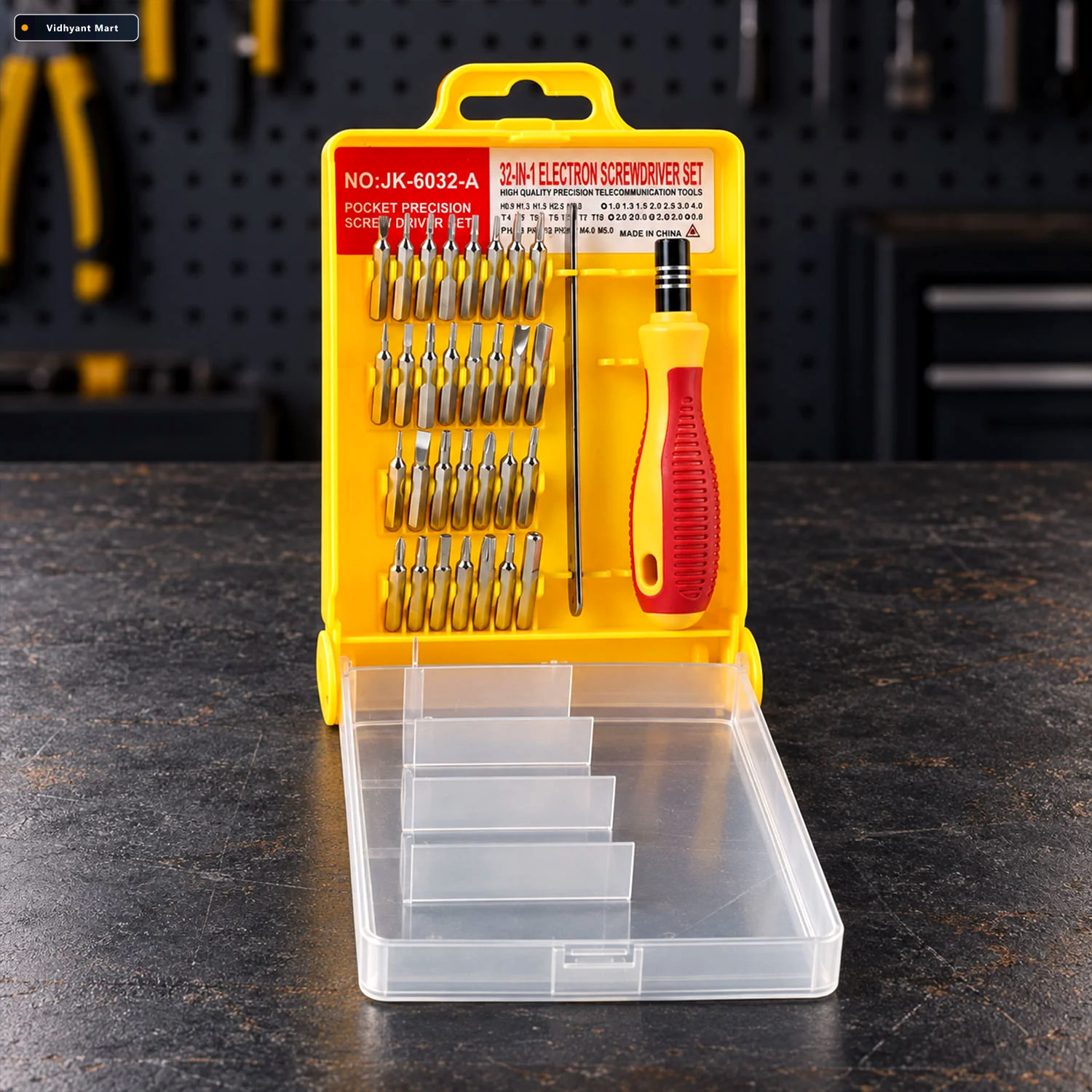 Vidhyant Mart Magnetic Precision Screwdriver Set Handle Detailed 3