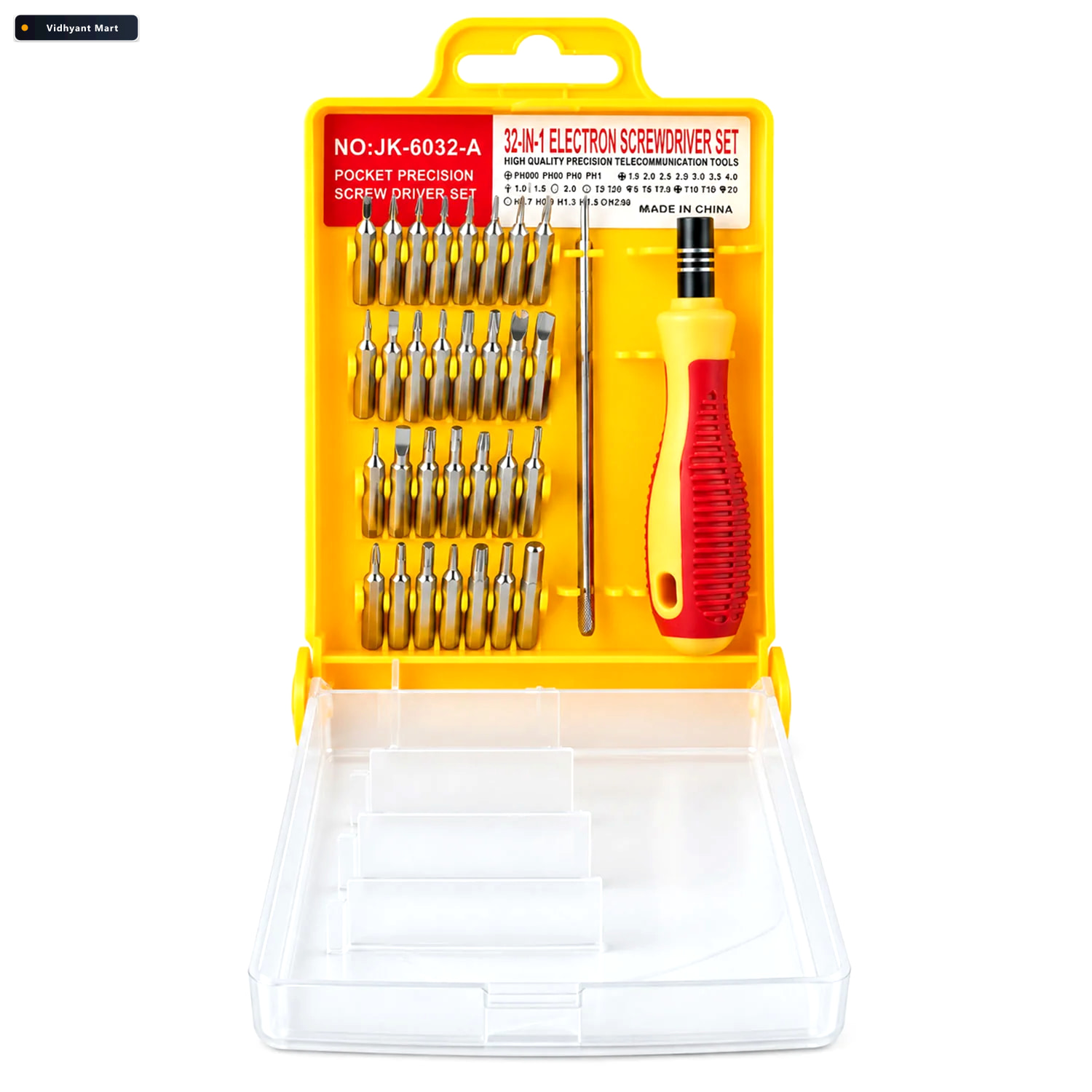 Vidhyant Mart Magnetic Precision Screwdriver Set Handle Detailed 4
