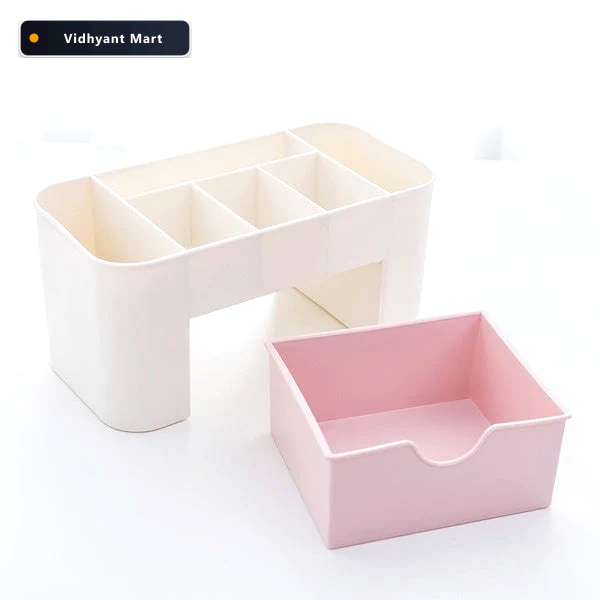 Vidhyant Mart Makeup Organizer Multi Compartment Storage Box Bea 2