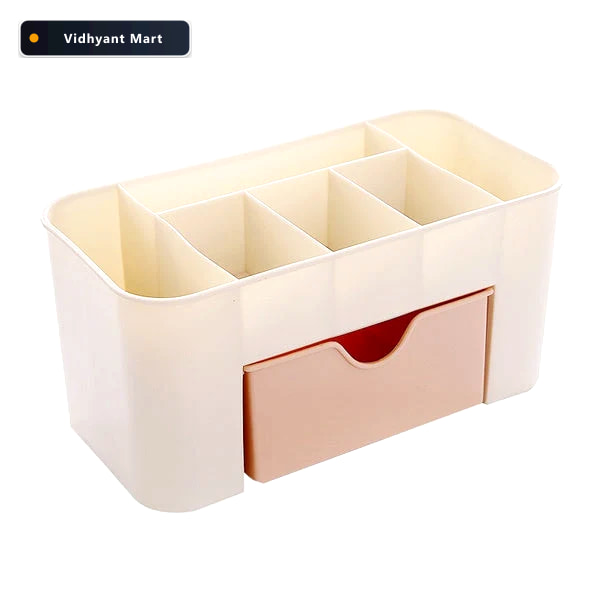 Vidhyant Mart Makeup Organizer Multi Compartment Storage Box Bea 3