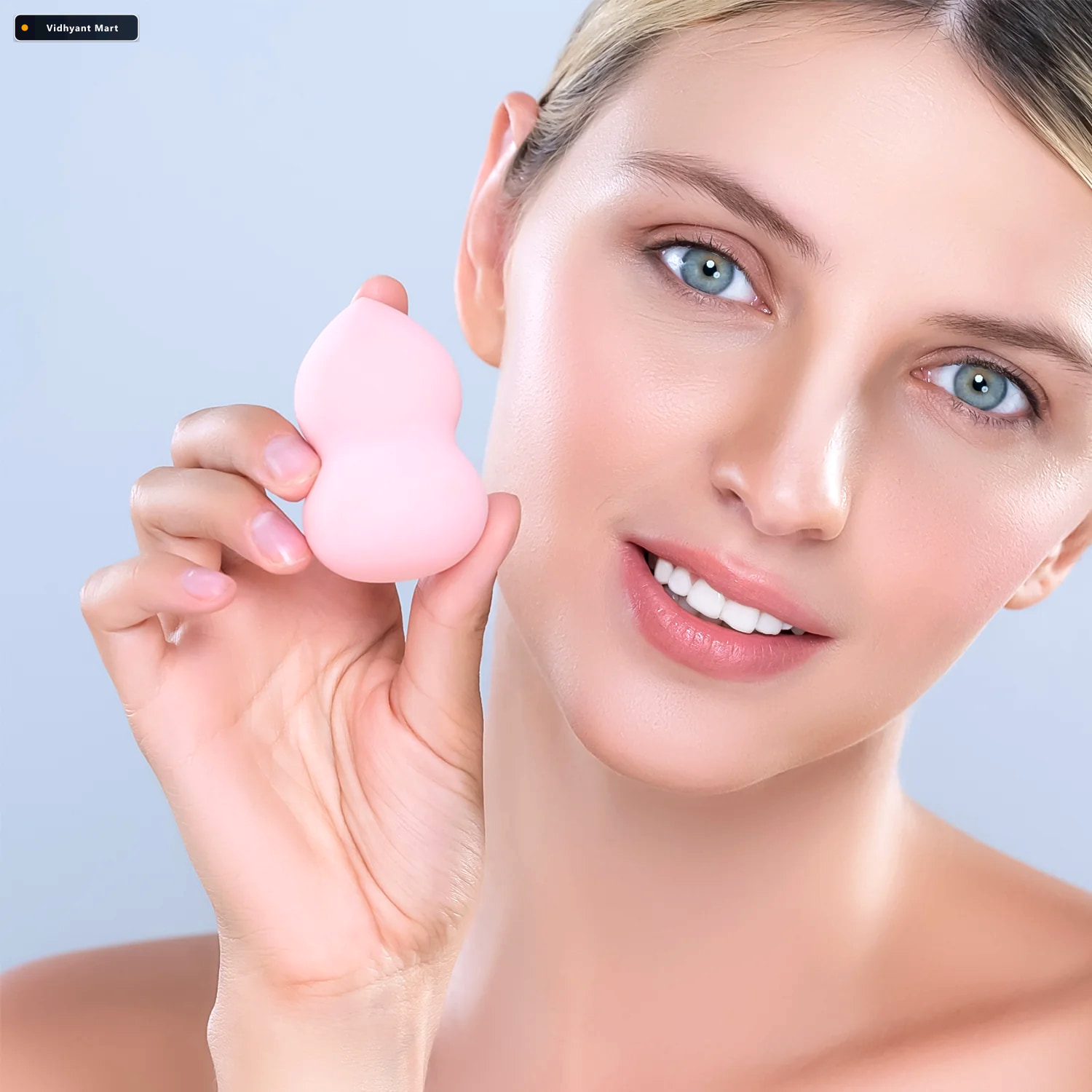 Vidhyant Mart Makeup Powder Puff Set Washable Soft Sponges In 8 2
