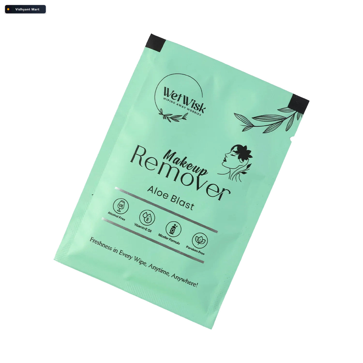 Vidhyant Mart Makeup Remover Wet Wipes Gentle Travel Friendly Fa 3
