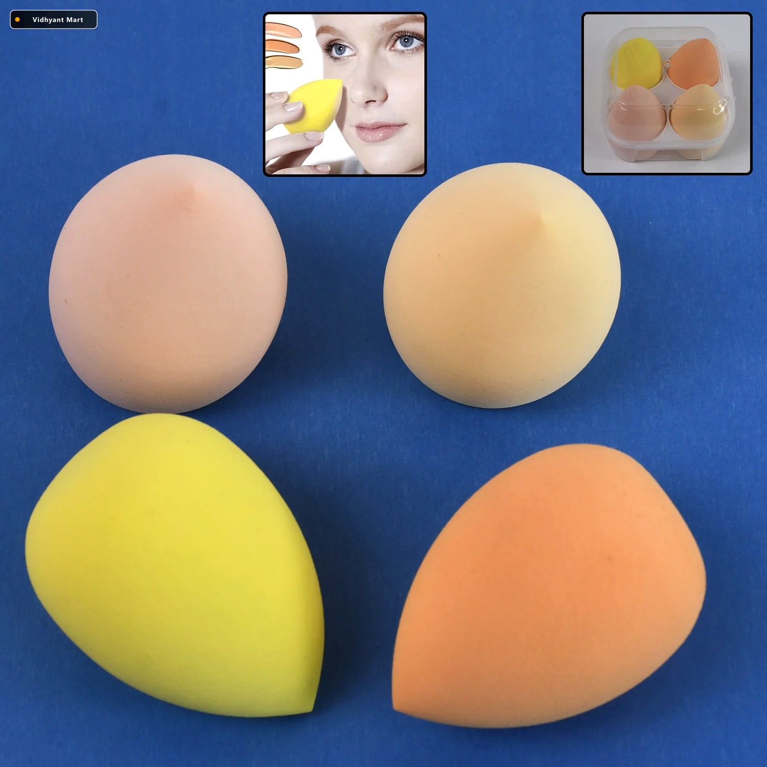 Vidhyant Mart Makeup Sponges Set Soft High Density Blend For Fla 2