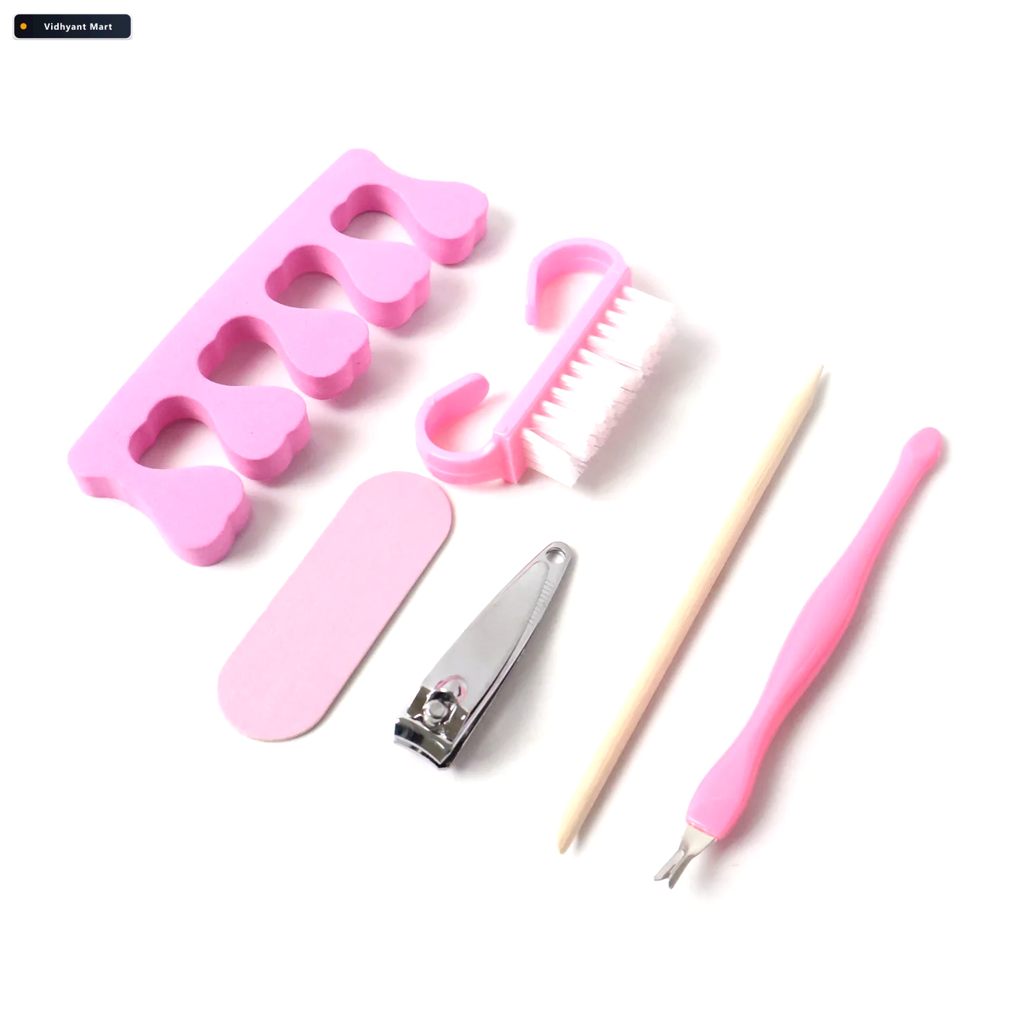 Vidhyant Mart Manicure Kit Compact 6 In 1 Nail Care Grooming Set 4