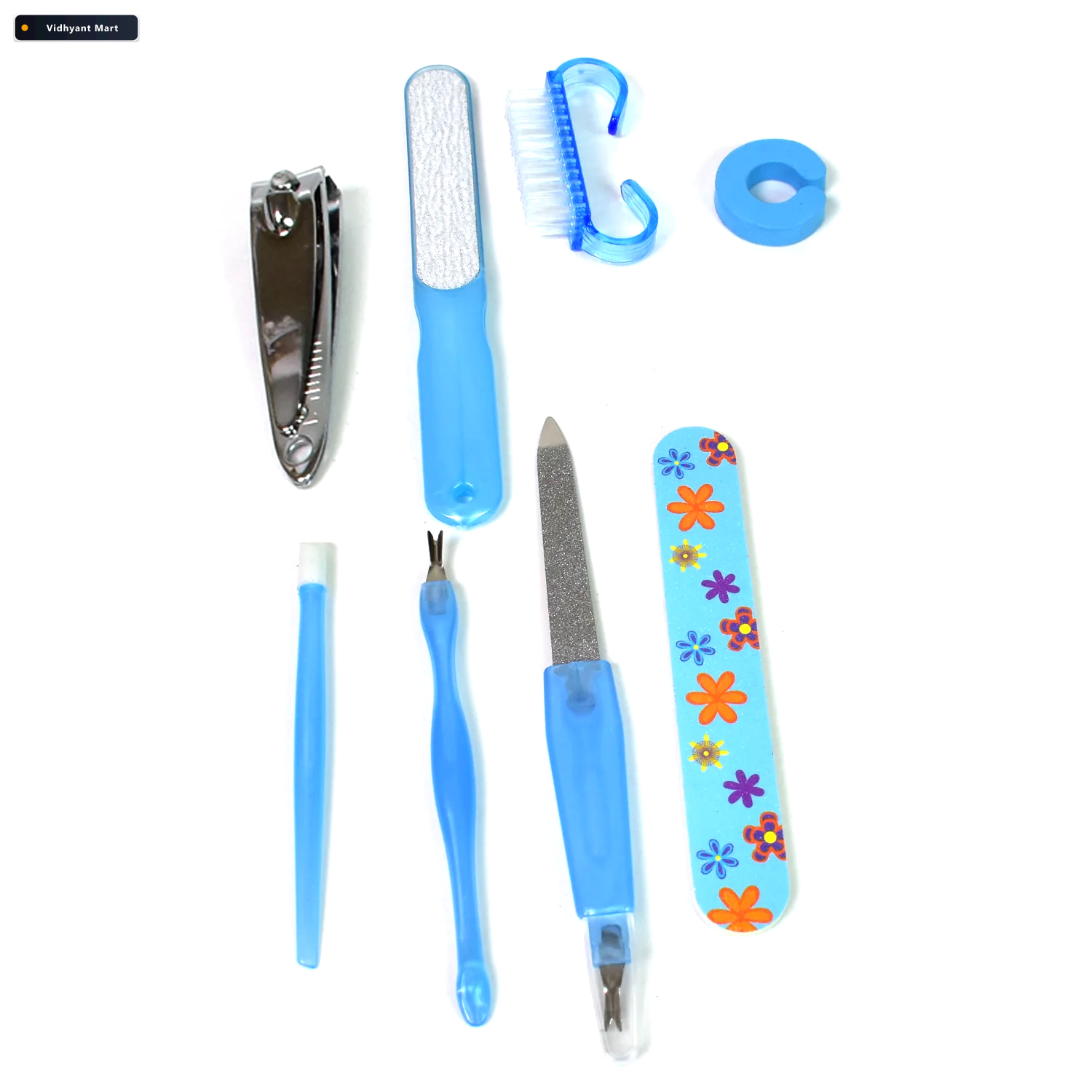 Vidhyant Mart Manicure Set 8 In 1 Nail Foot Care Kit Toolmate Pr 4