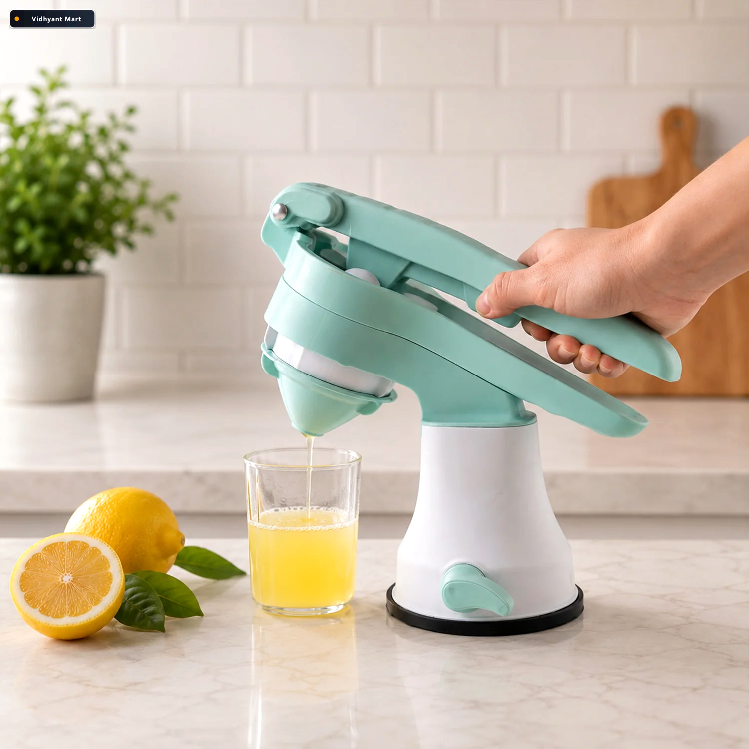 Vidhyant Mart Manual Citrus Juicer Effortless Hand Press For Fre 4
