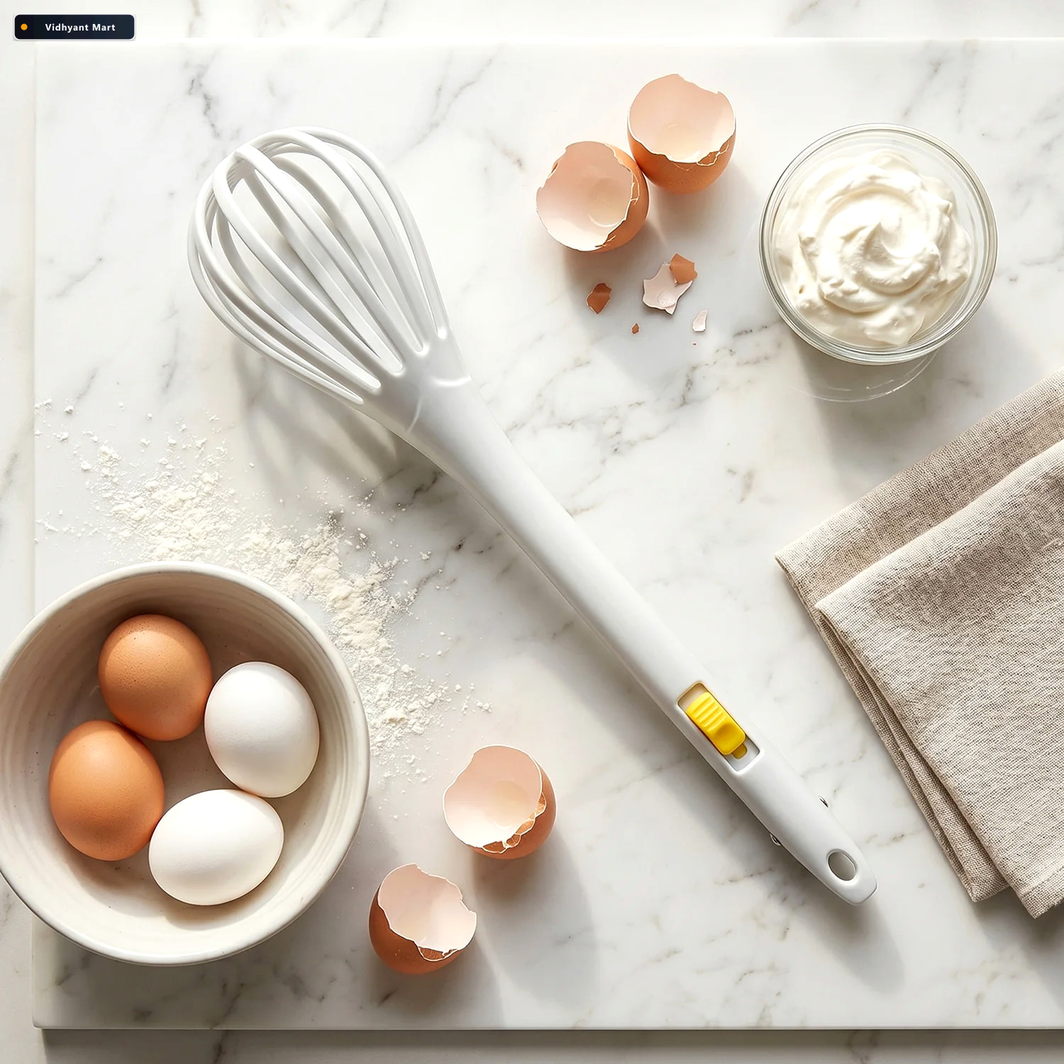 Vidhyant Mart Manual Egg Beater Versatile Kitchen Mixing Tool Fo 2