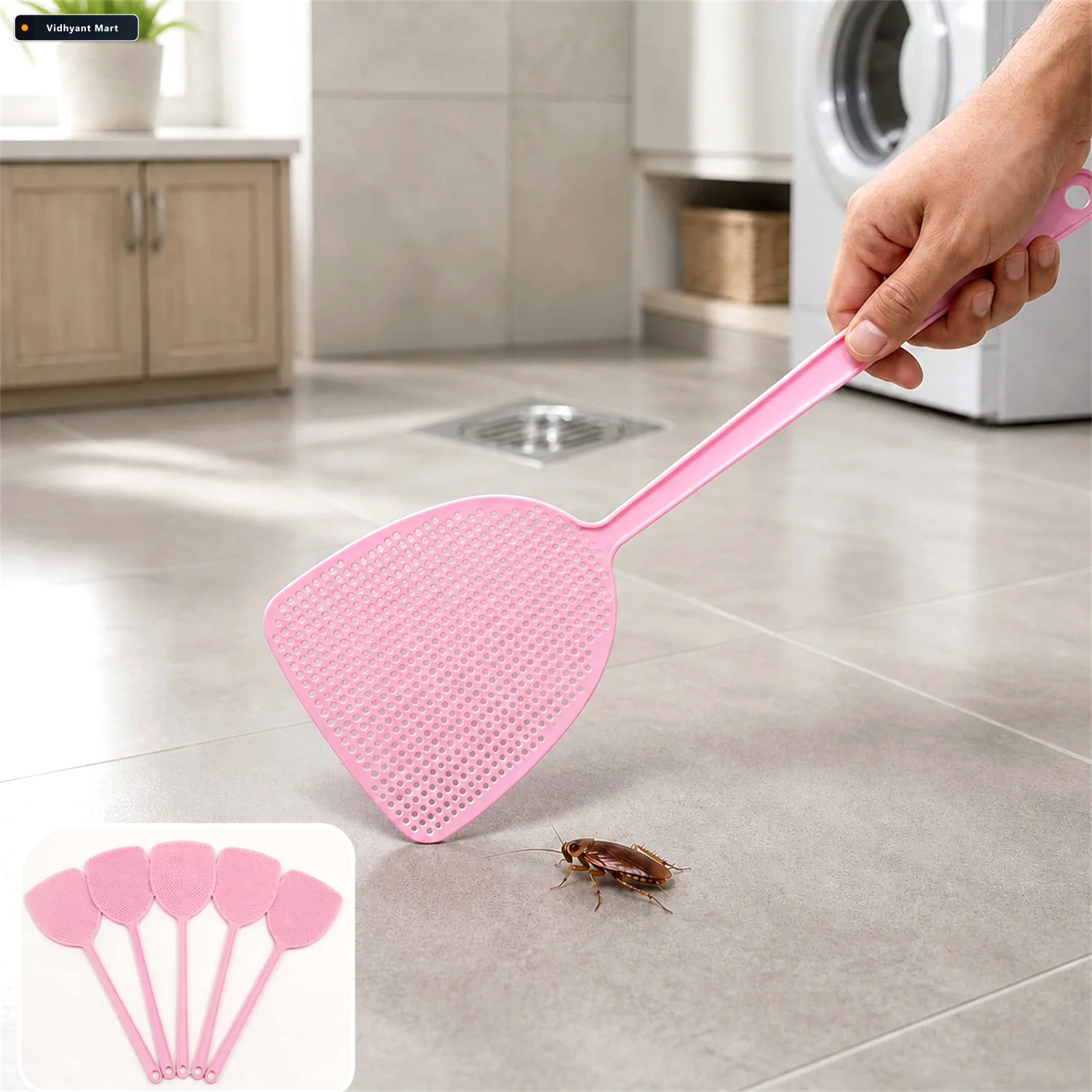 Vidhyant Mart Manual Fly Swatter Durable Lightweight Pest Contro 1