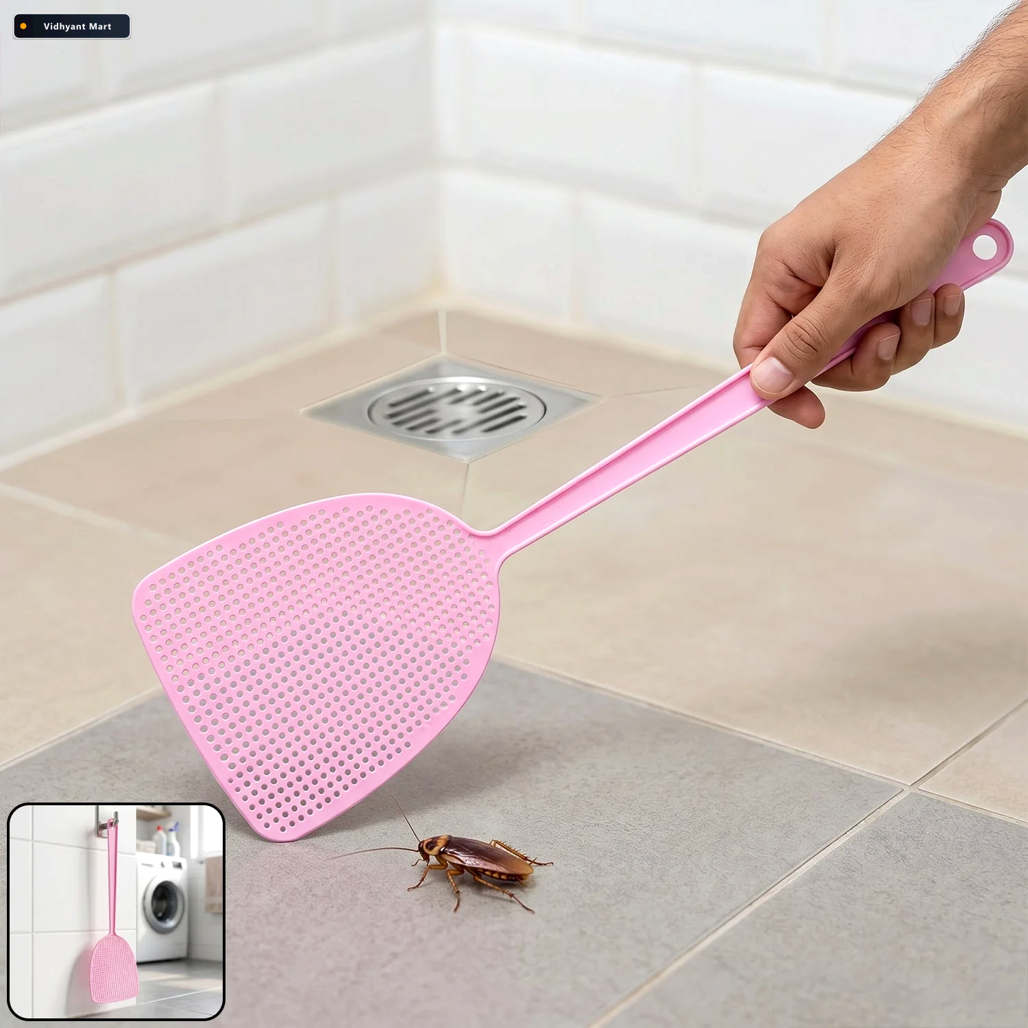 Vidhyant Mart Manual Fly Swatter Durable Lightweight Pest Contro 2