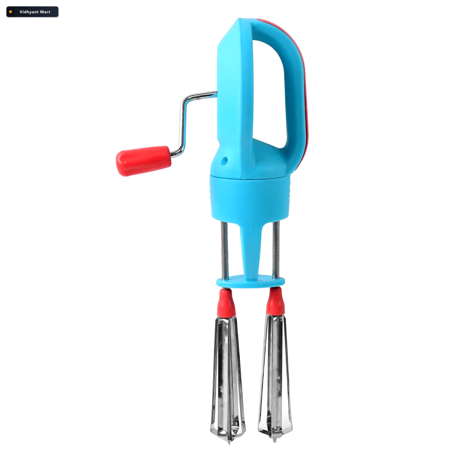 Vidhyant Mart Manual Hand Beater High Speed Dual Stainless Steel 3