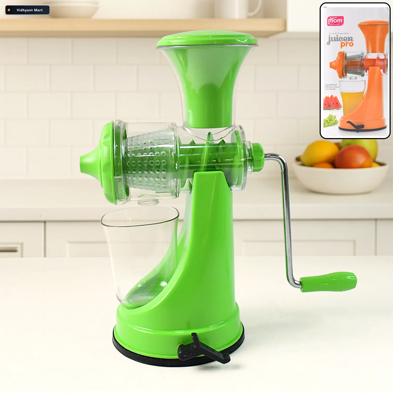 Vidhyant Mart Manual Hand Press Juicer Durable Cold Press Juice 1