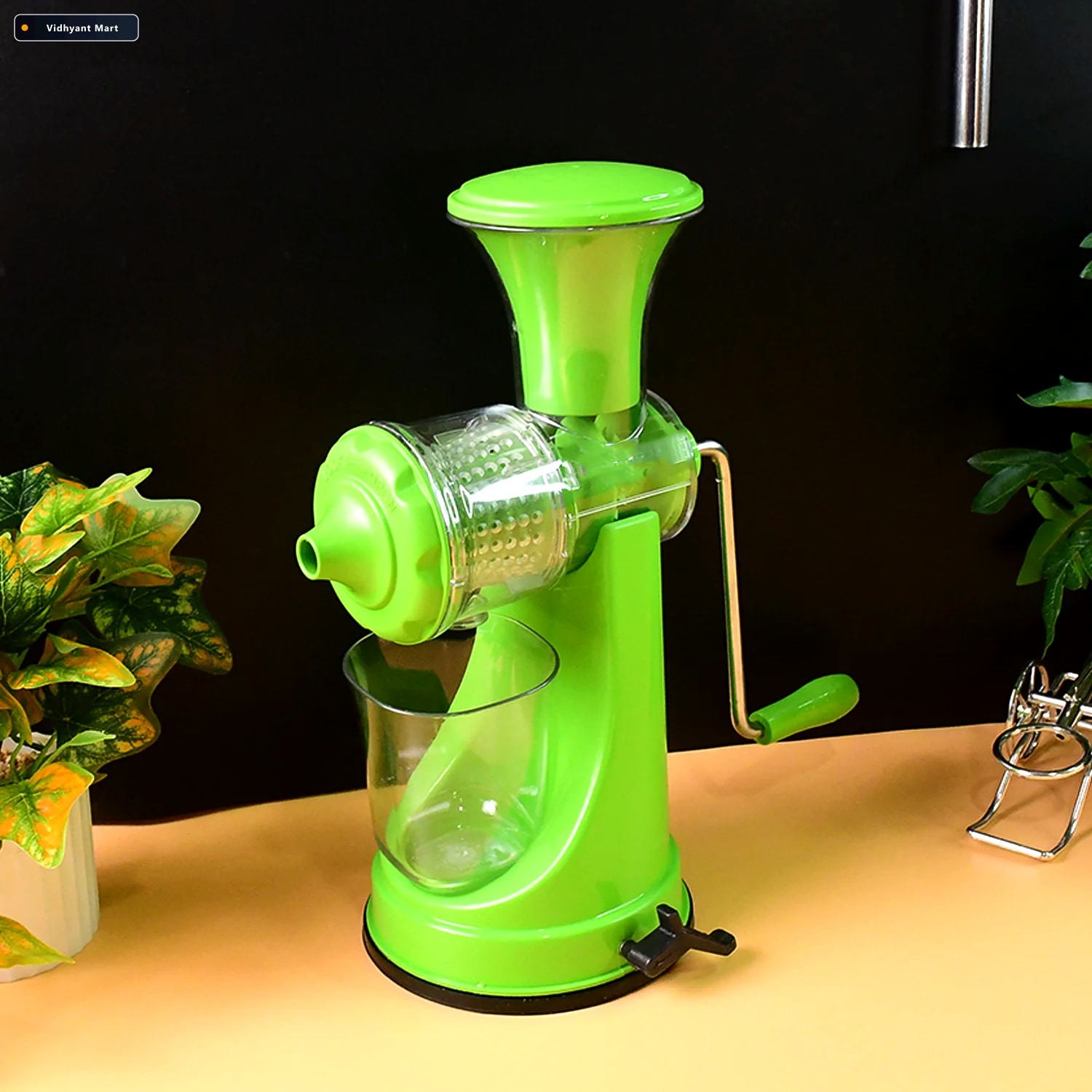Vidhyant Mart Manual Hand Press Juicer Durable Cold Press Juice 3