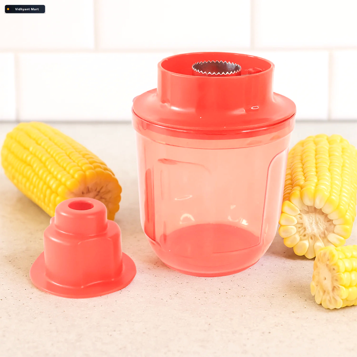 Vidhyant Mart Manual Juicer With Corn Cutter 800ml Compact Kitch 2