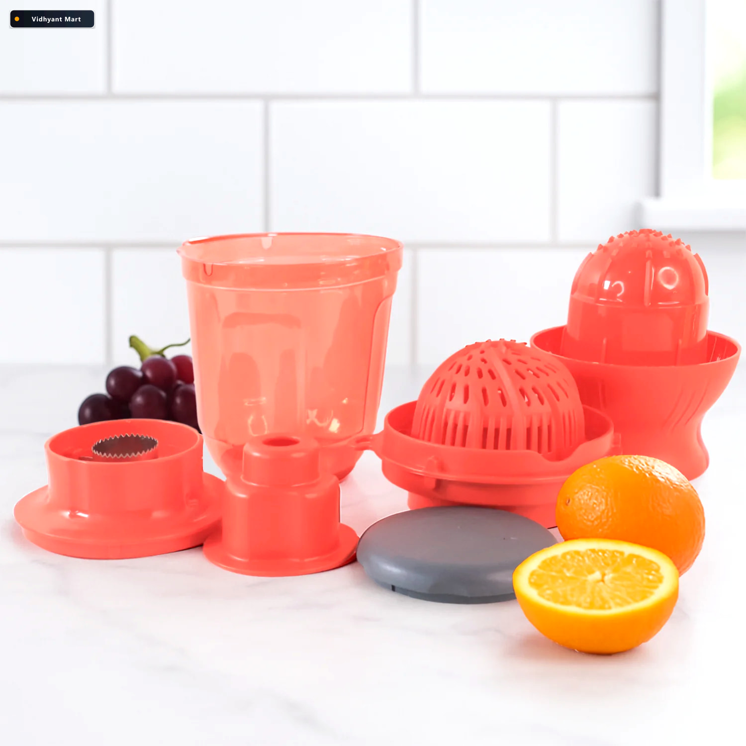 Vidhyant Mart Manual Juicer With Corn Cutter 800ml Compact Kitch 3