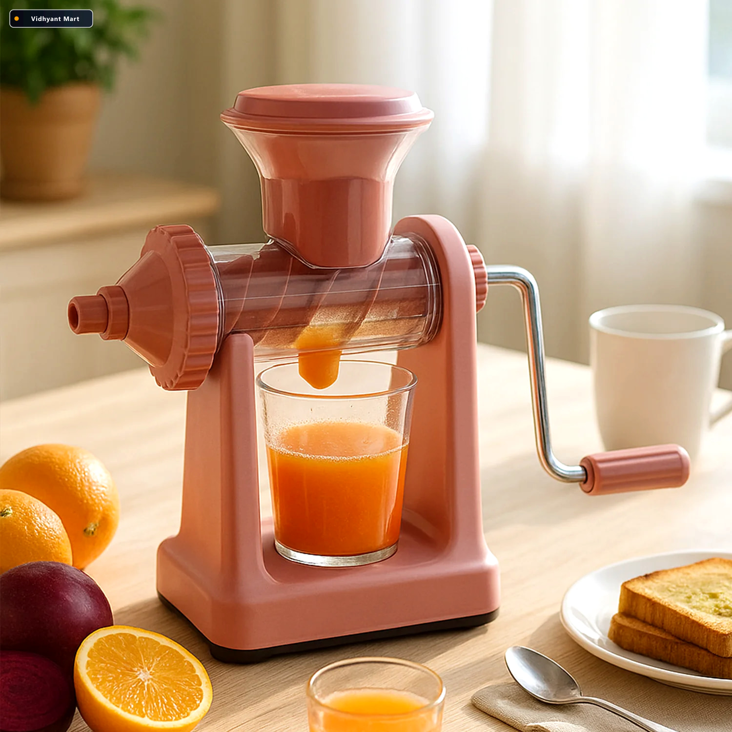 Vidhyant Mart Manual Juicer With Vacuum Lock Base Efficient Frui 2