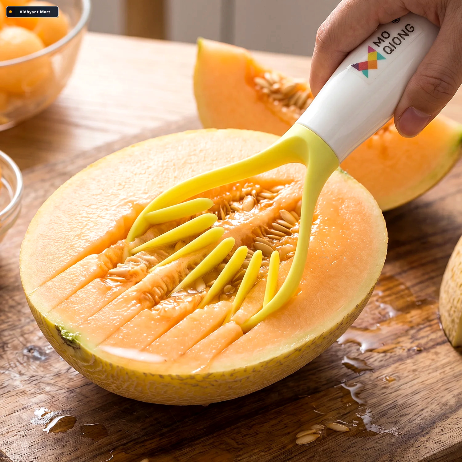Vidhyant Mart Manual Melon Slicer Cutter Tool For Watermelon Avo 2