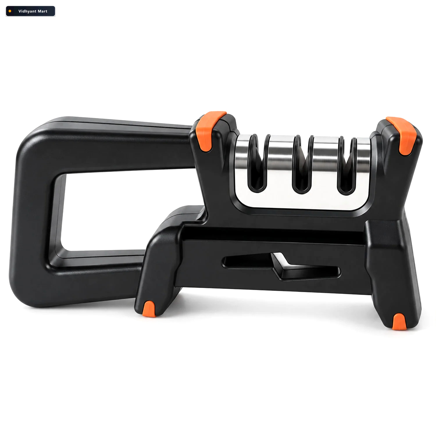 Vidhyant Mart Manual Metal Knife Sharpener With 3 Stage System A 4