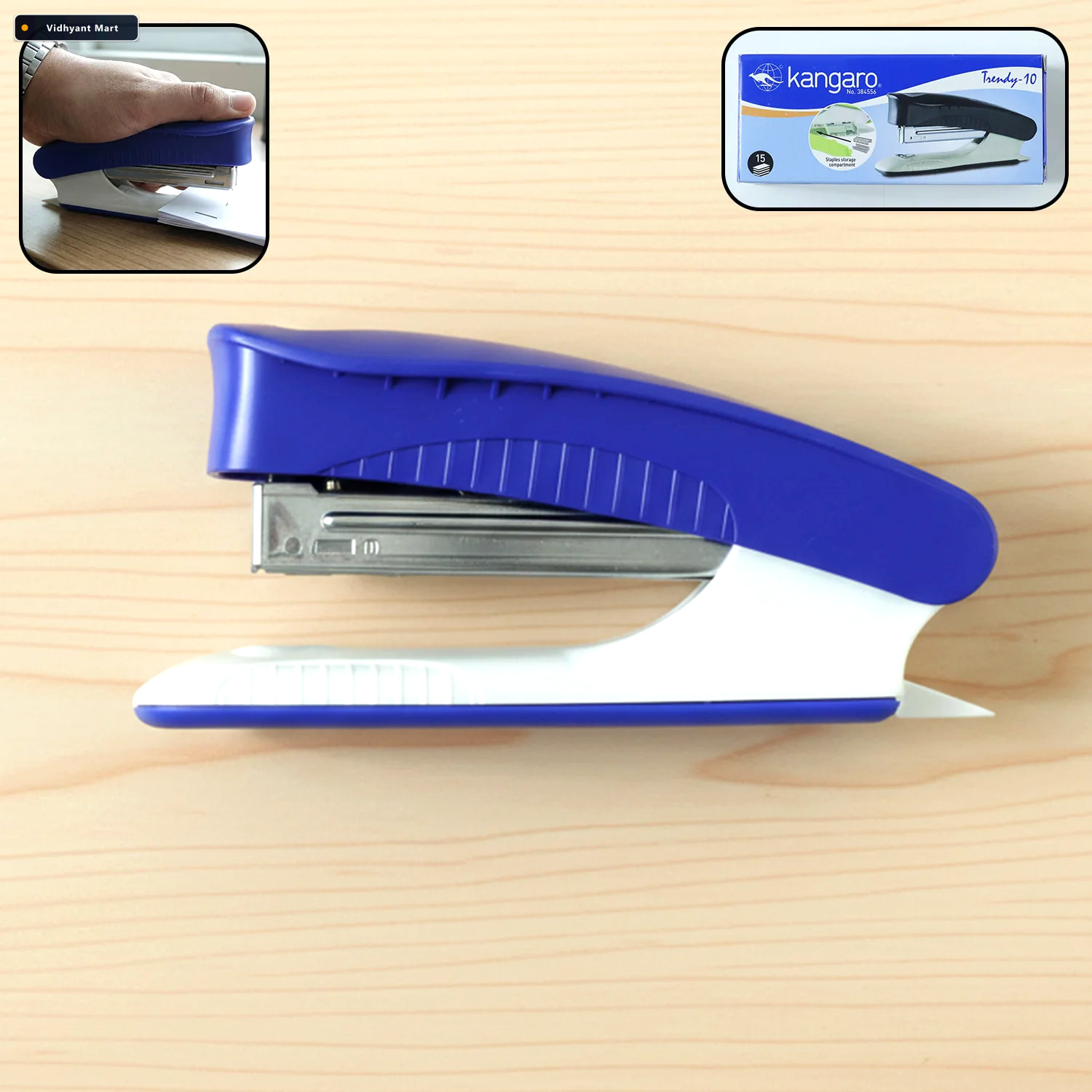Vidhyant Mart Manual Stapler Smooth Durable Kangaro Trendy 10 Fo 1