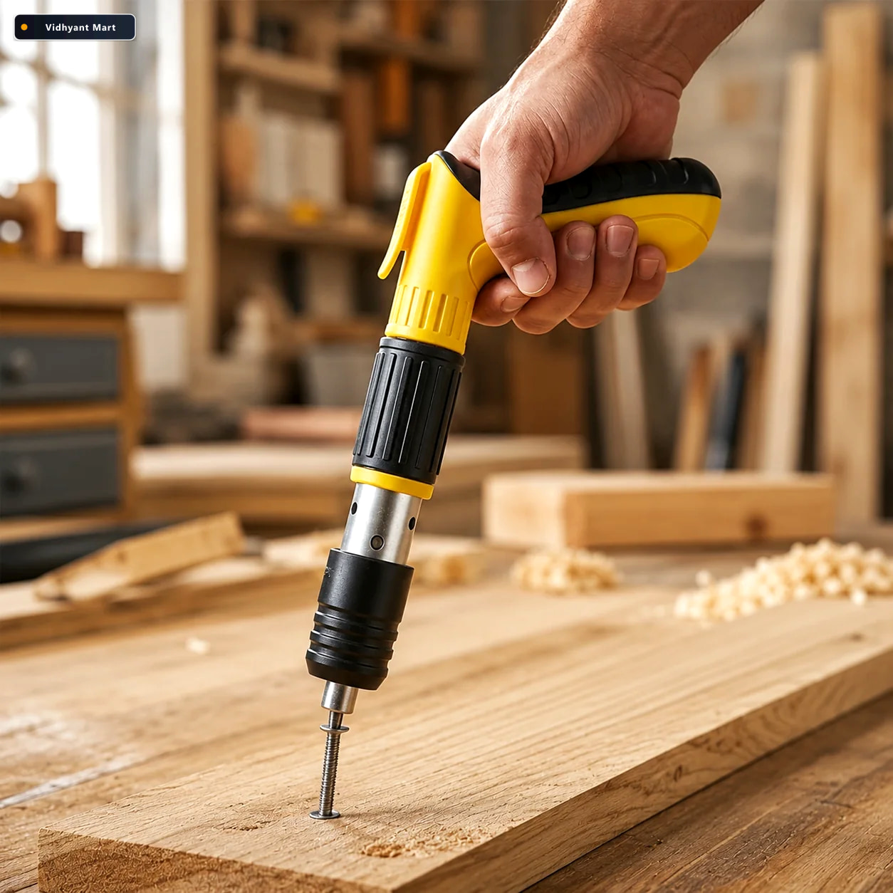 Vidhyant Mart Manual Wall Fastening Nail Gun Tool For Wood Concr 1
