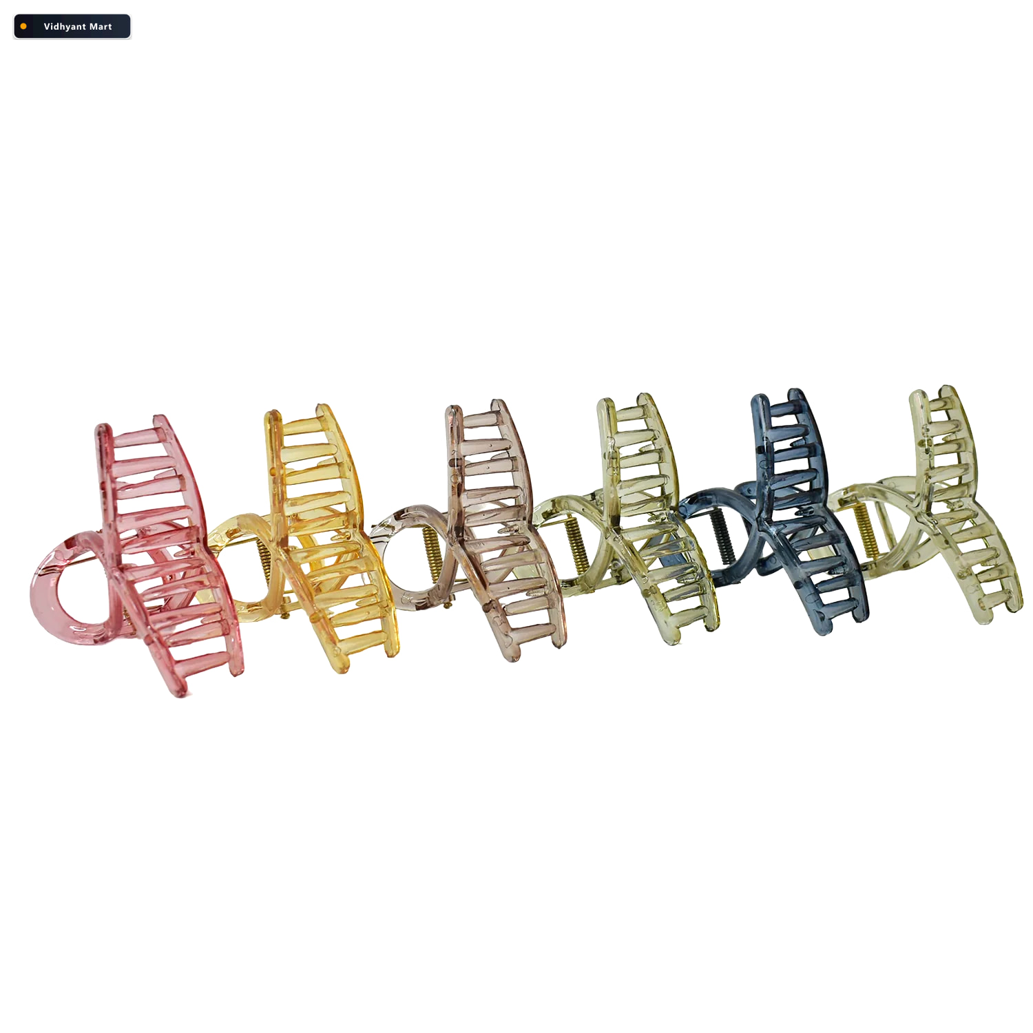 Vidhyant Mart Matte Plastic Hair Clamp Durable Firm Grip For All 4