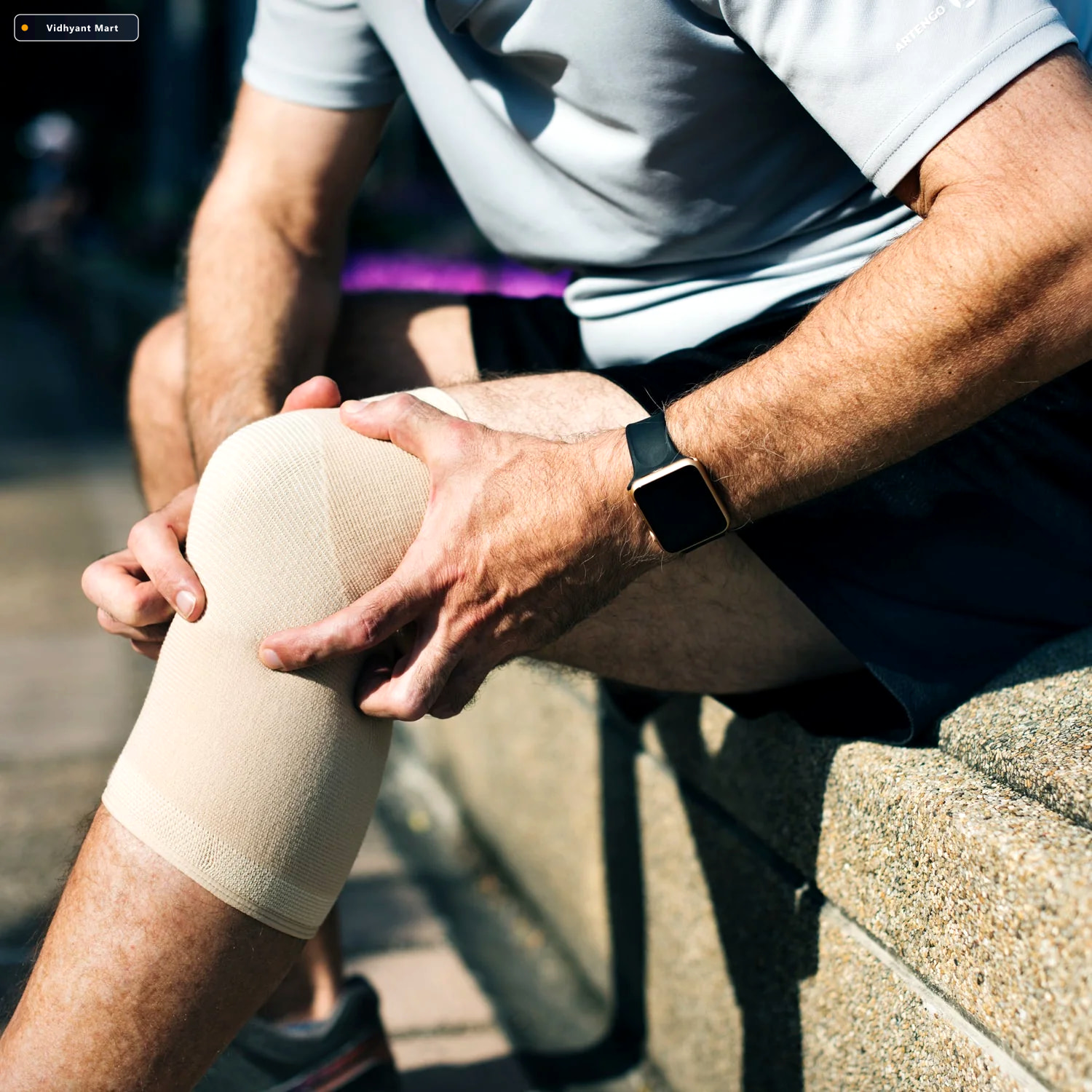 Vidhyant Mart Medium Knee Support Cap For Pain Relief Injury Rec 1