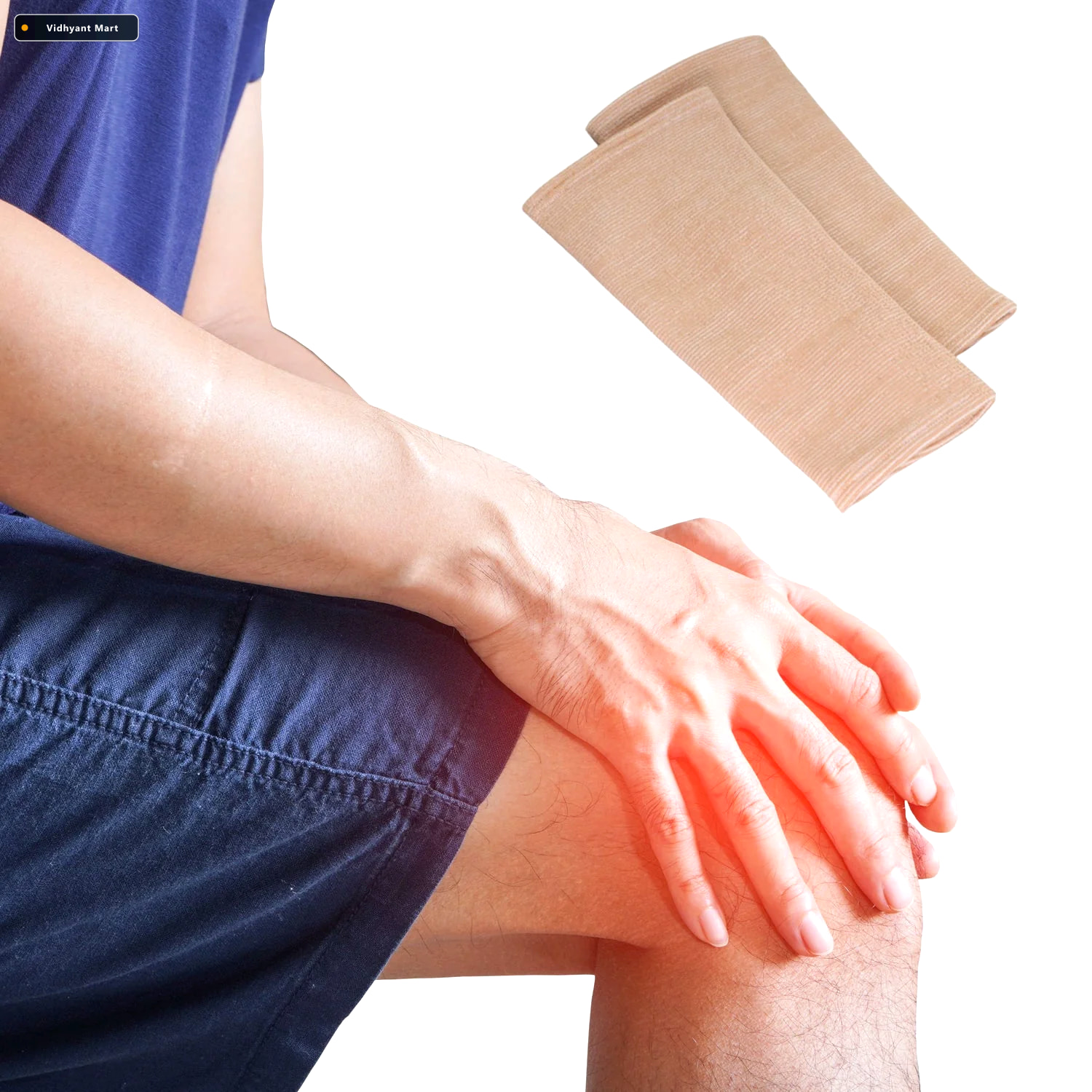 Vidhyant Mart Medium Knee Support Cap For Pain Relief Injury Rec 3