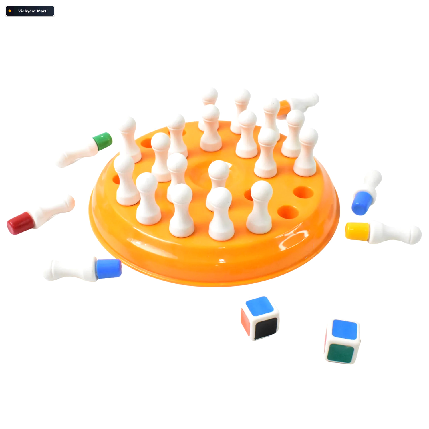 Vidhyant Mart Memory Chess Game Plastic Brain Teaser With 24 Col 4