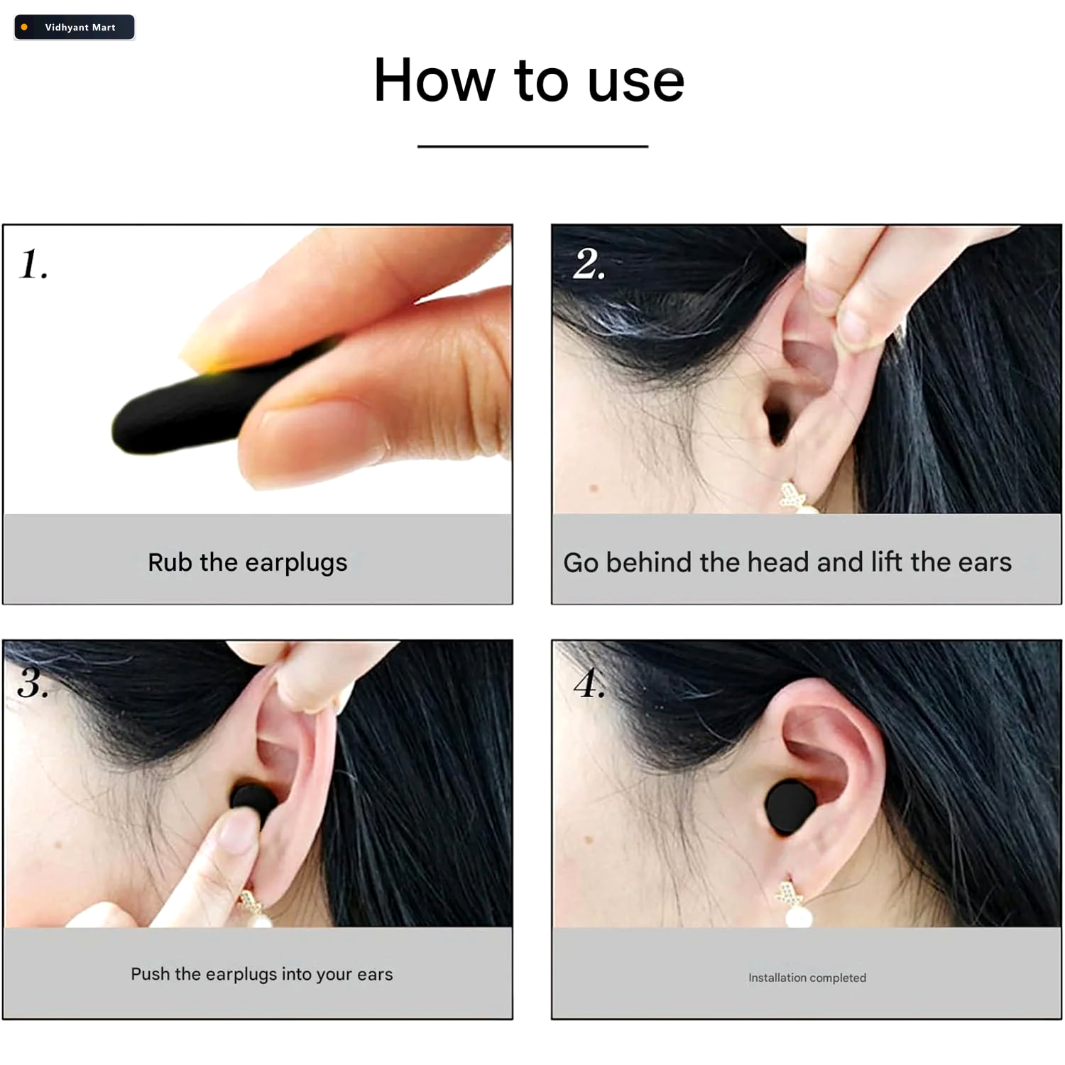 Vidhyant Mart Men Soft Ear Plugs With Case Reusable Noise Reduct 2