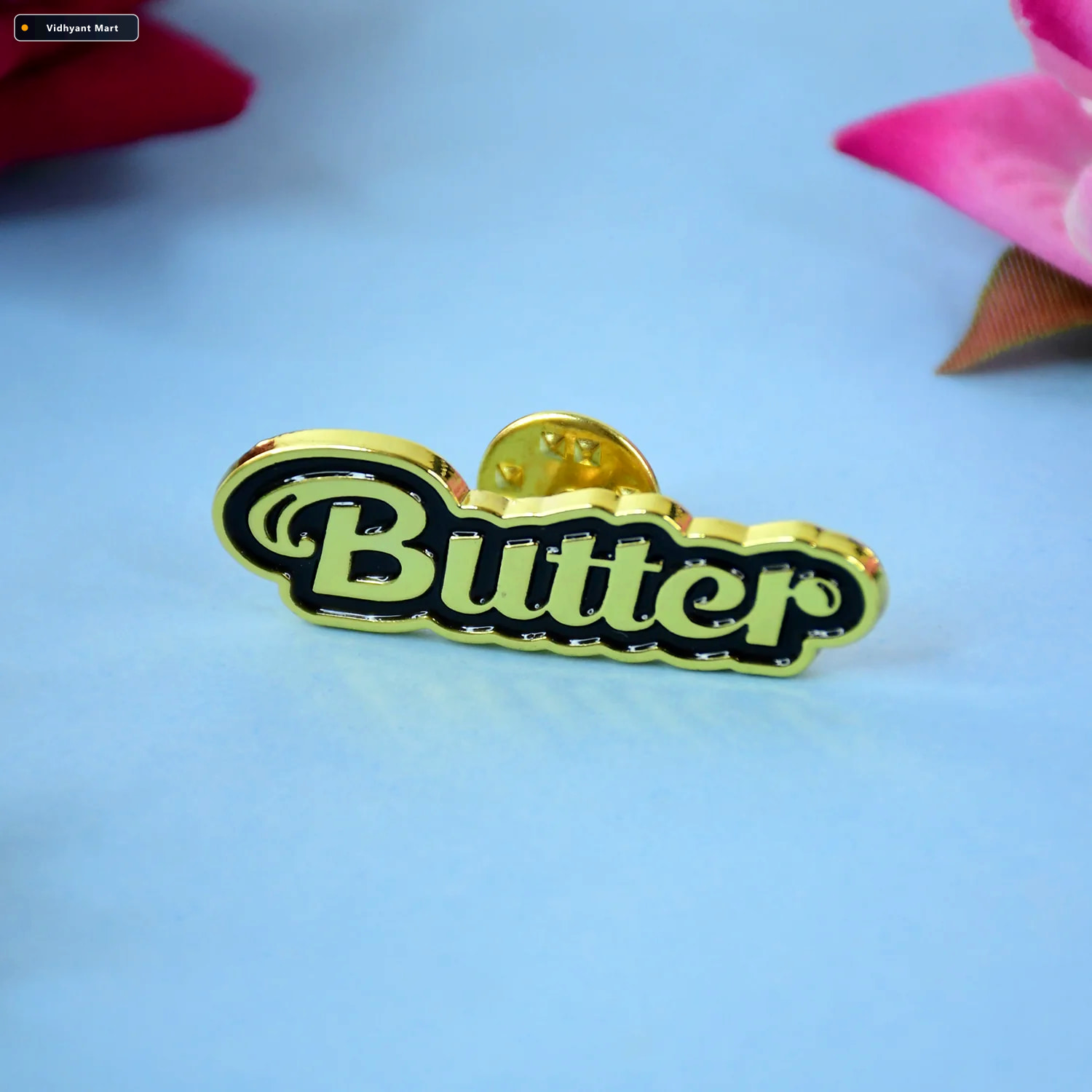 Vidhyant Mart Metal Badge Pin Stylish Single Piece With Random D 3