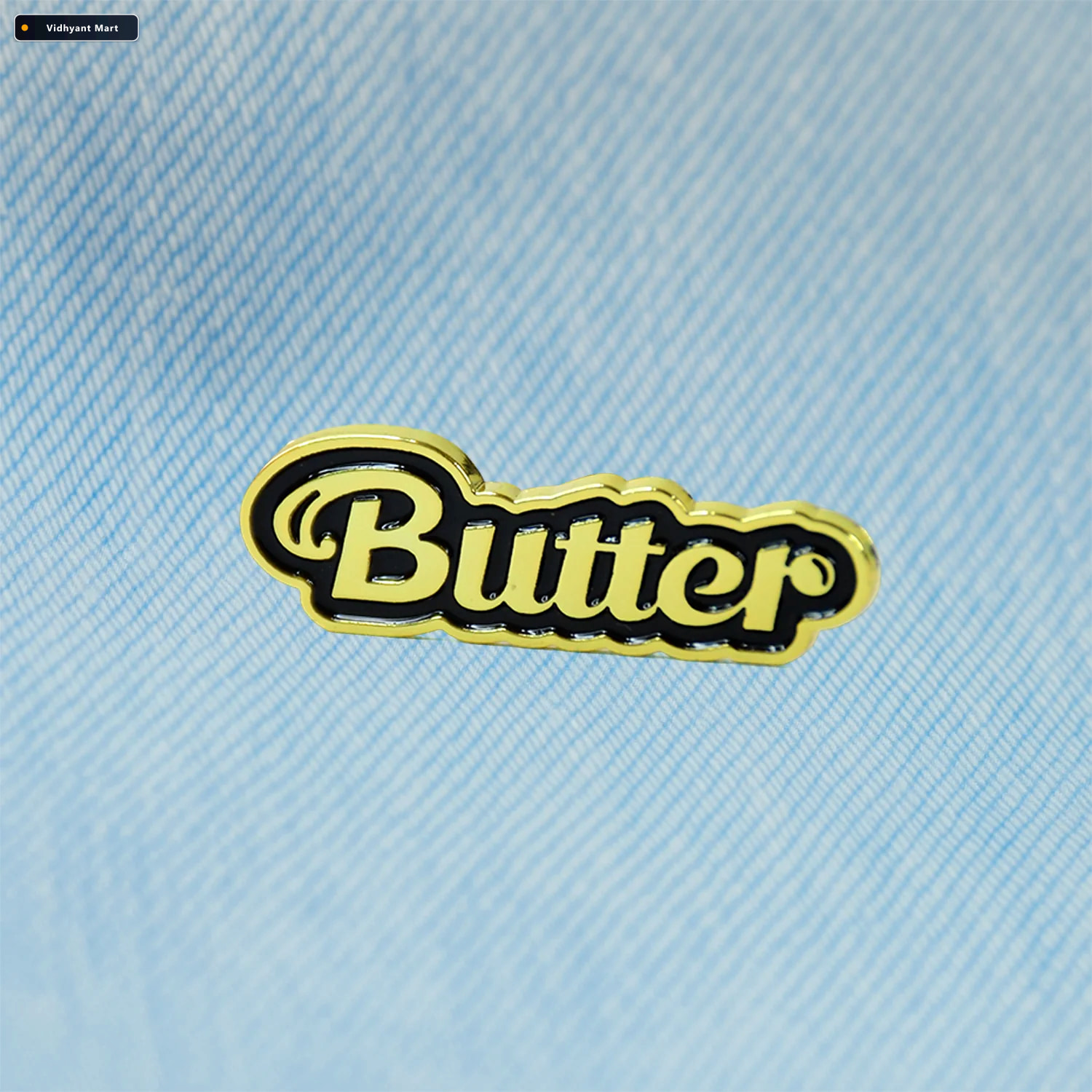 Vidhyant Mart Metal Badge Pin Stylish Single Piece With Random D 4