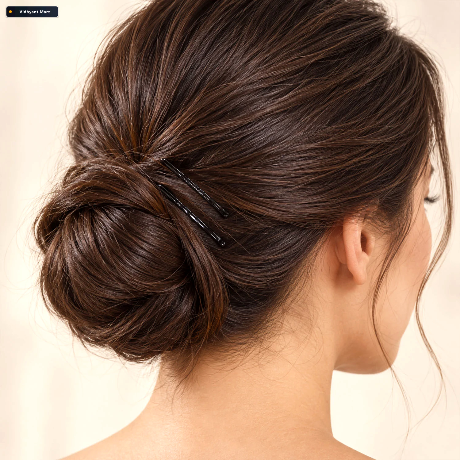 Vidhyant Mart Metal Bobby Hair Pins With Rounded Tips For Buns A 3