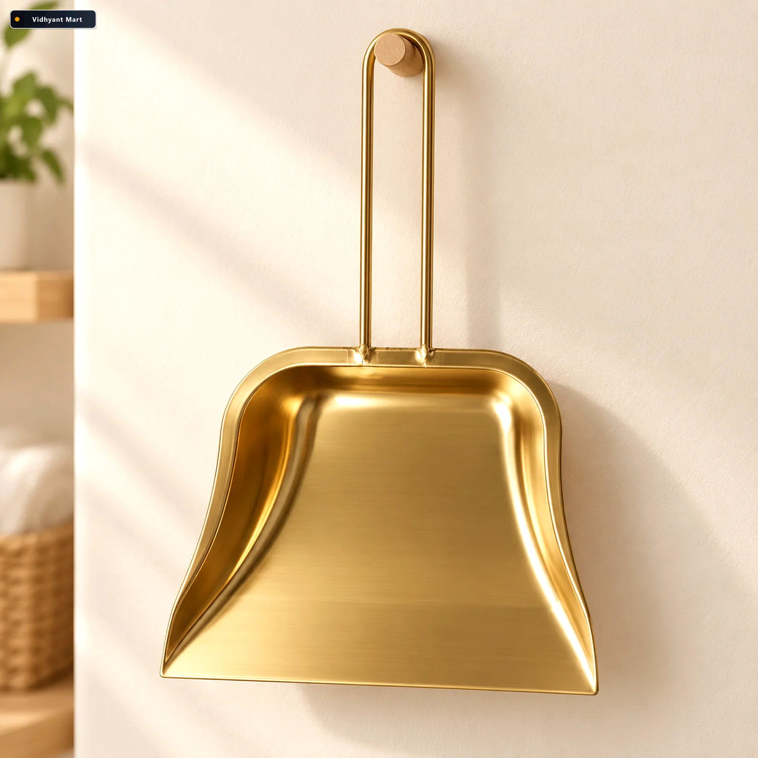 Vidhyant Mart Metal Dustpan With Loop Handle For Everyday Floor 3