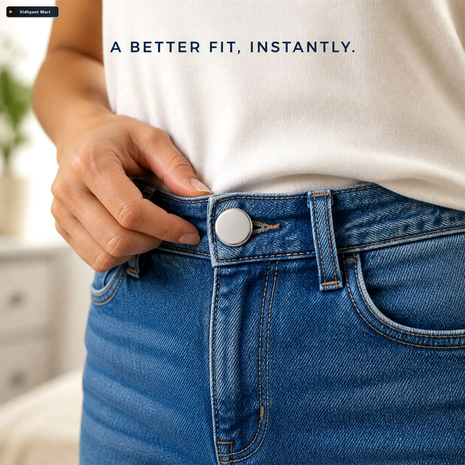Vidhyant Mart Metal Magnetic Push Pin Button Clip For Clothes 2