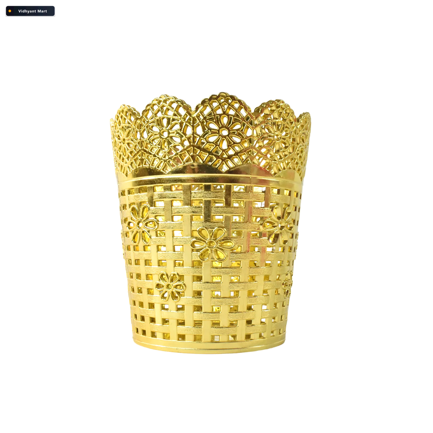 Vidhyant Mart Metal Mesh Pen Holder Durable Office Desk Organize 4