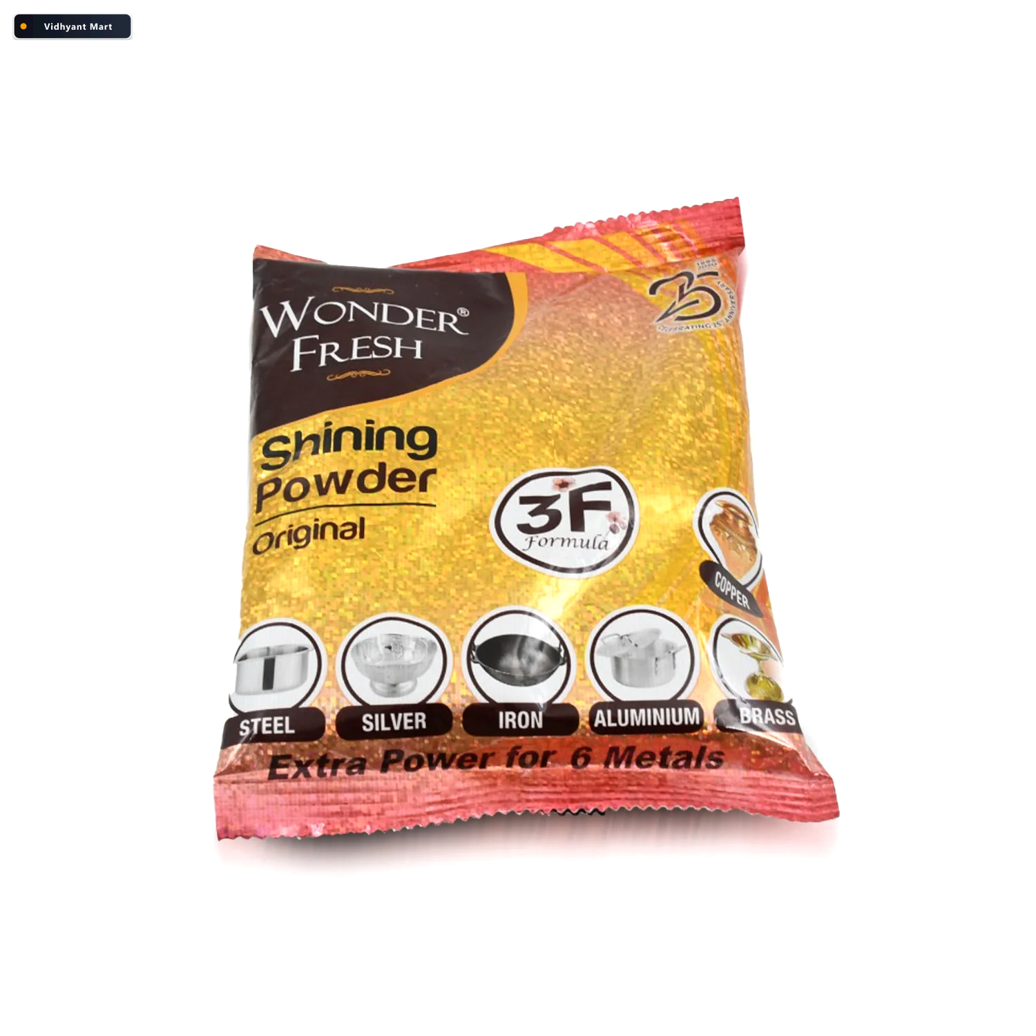 Vidhyant Mart Metal Polishing Powder Multi Metal Cleaner Shine W 4
