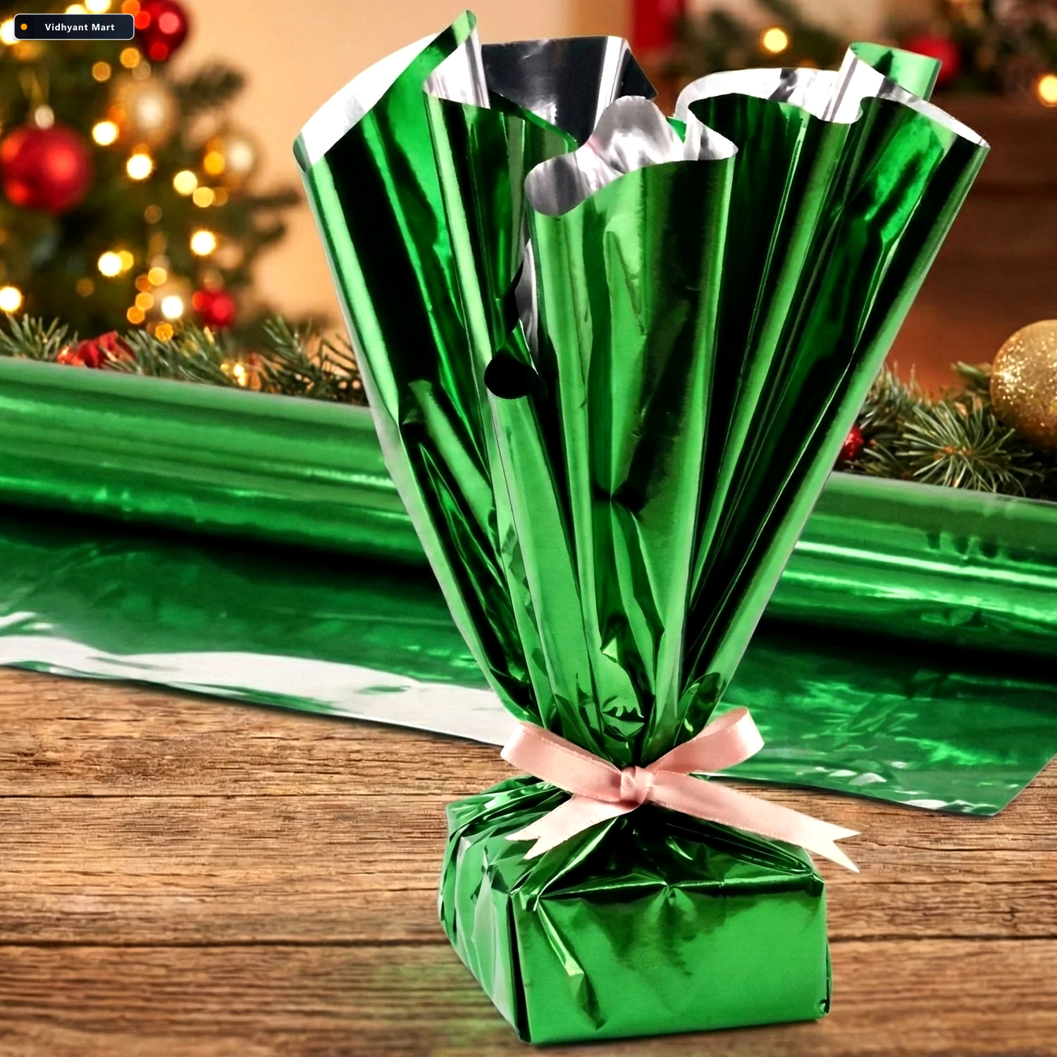 Vidhyant Mart Metallic Gift Wrapping Paper Sheets 45 Tear Resist 2