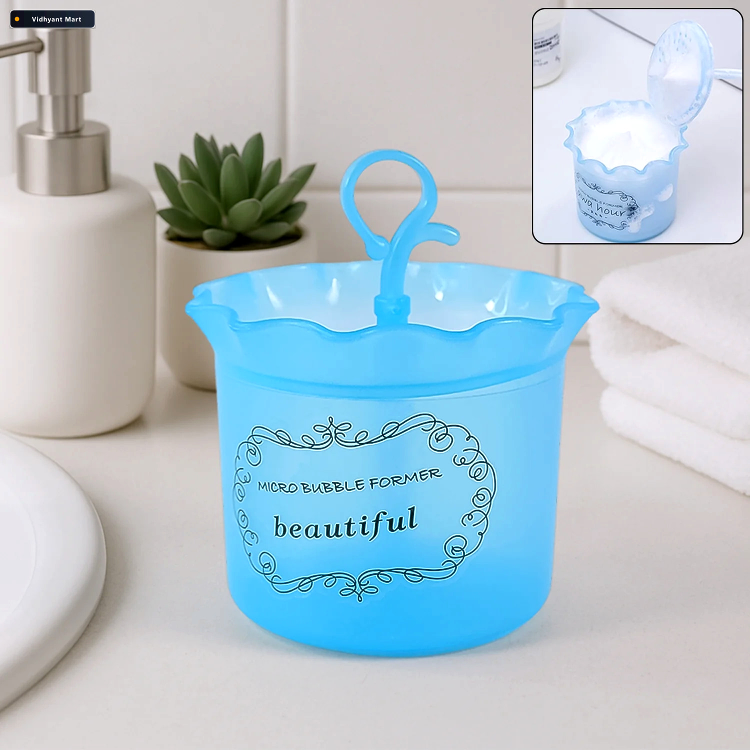 Vidhyant Mart Micro Bubble Foaming Cleanser Cup Gentle Deep Faci 1