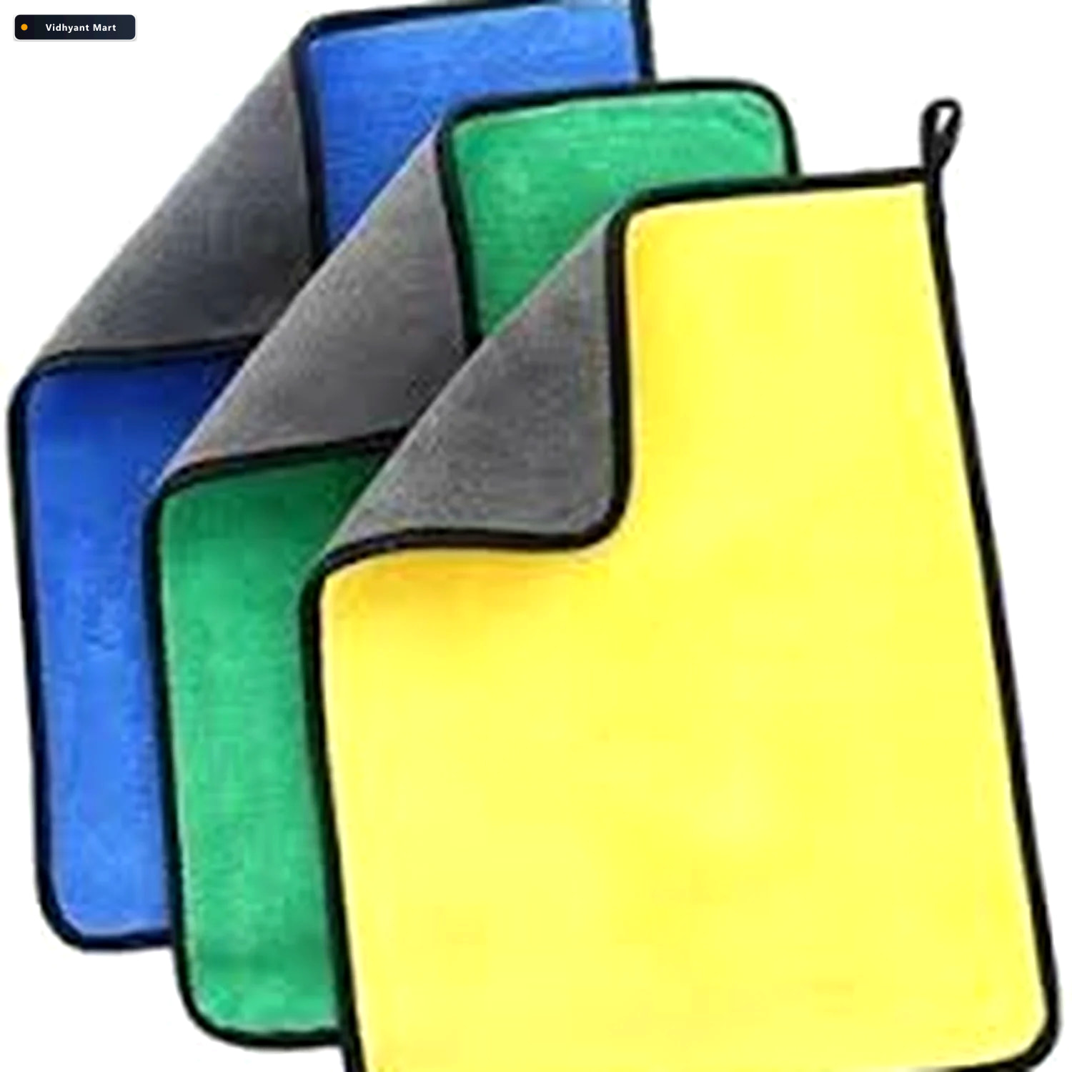 Vidhyant Mart Microfiber Cleaning Cloth 40x30 Cm Multicolor 2