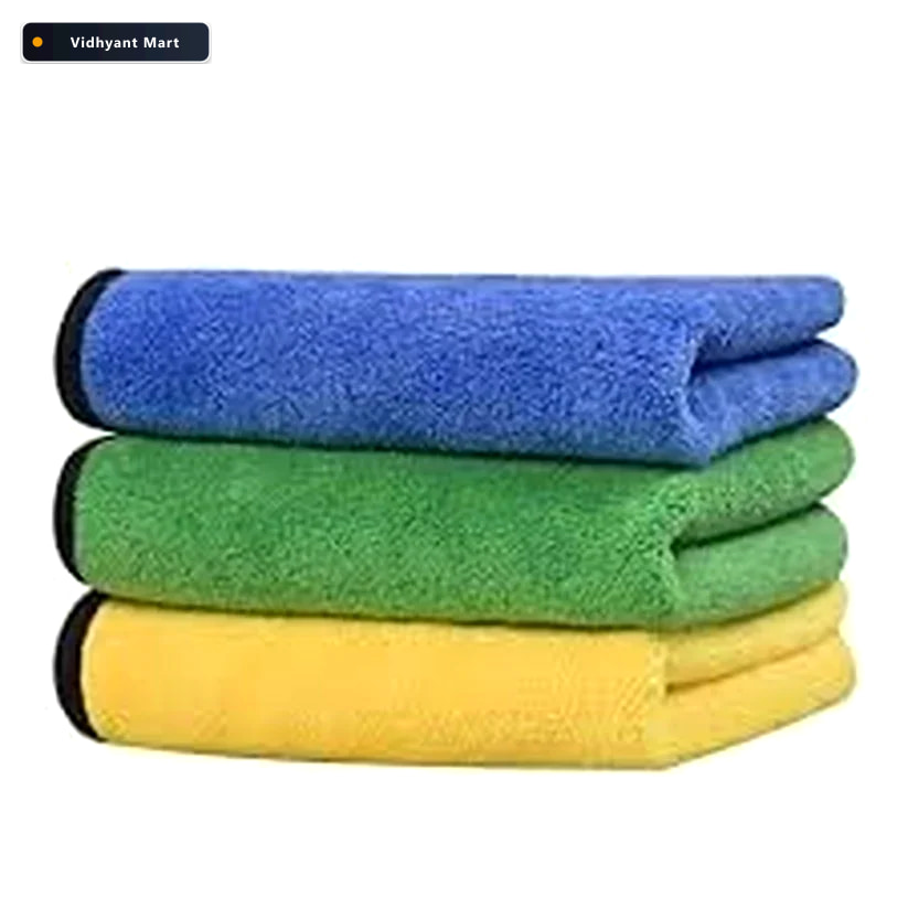 Vidhyant Mart Microfiber Cleaning Cloth 40x30 Cm Multicolor 3