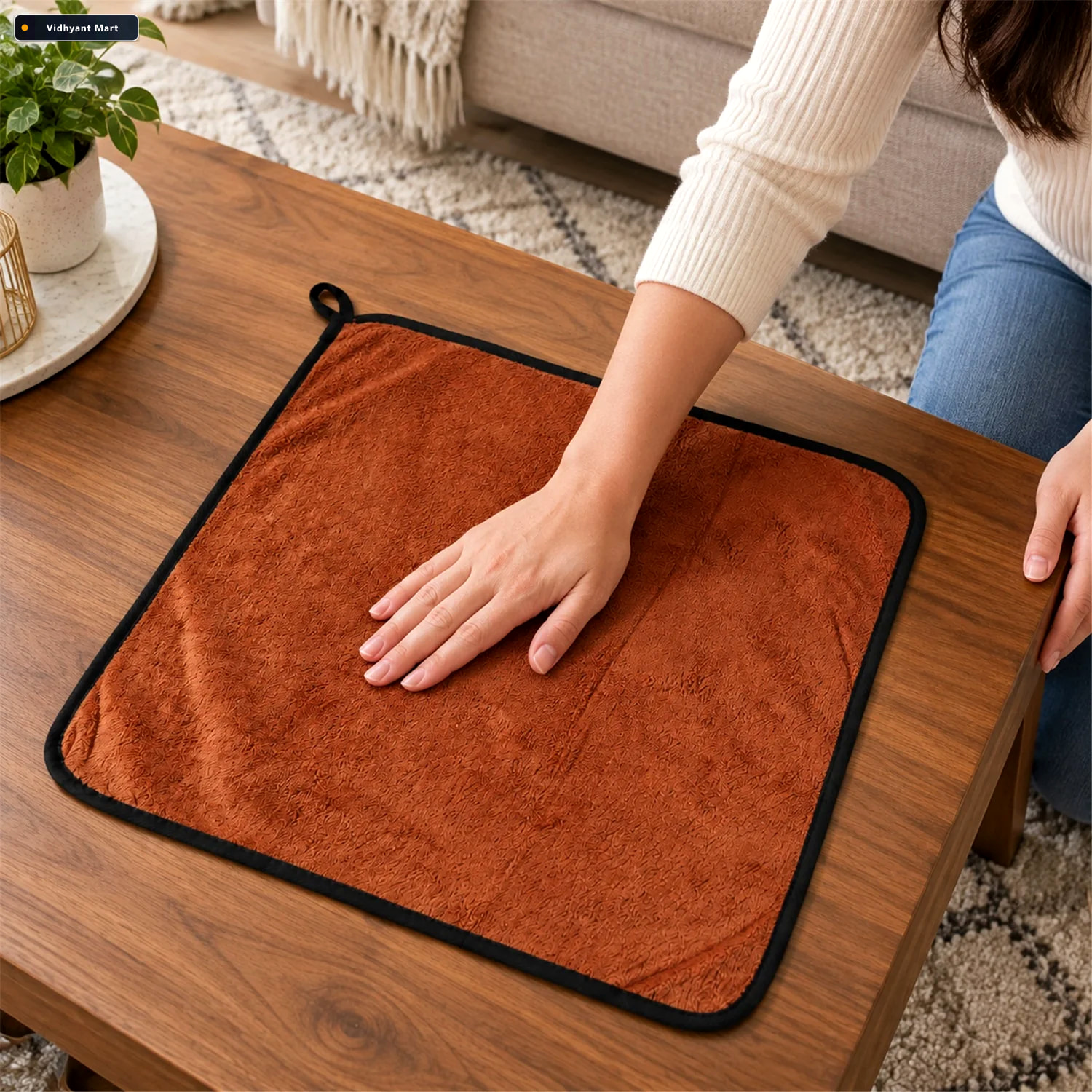 Vidhyant Mart Microfiber Cleaning Cloth Soft Highly Absorbent Re 2