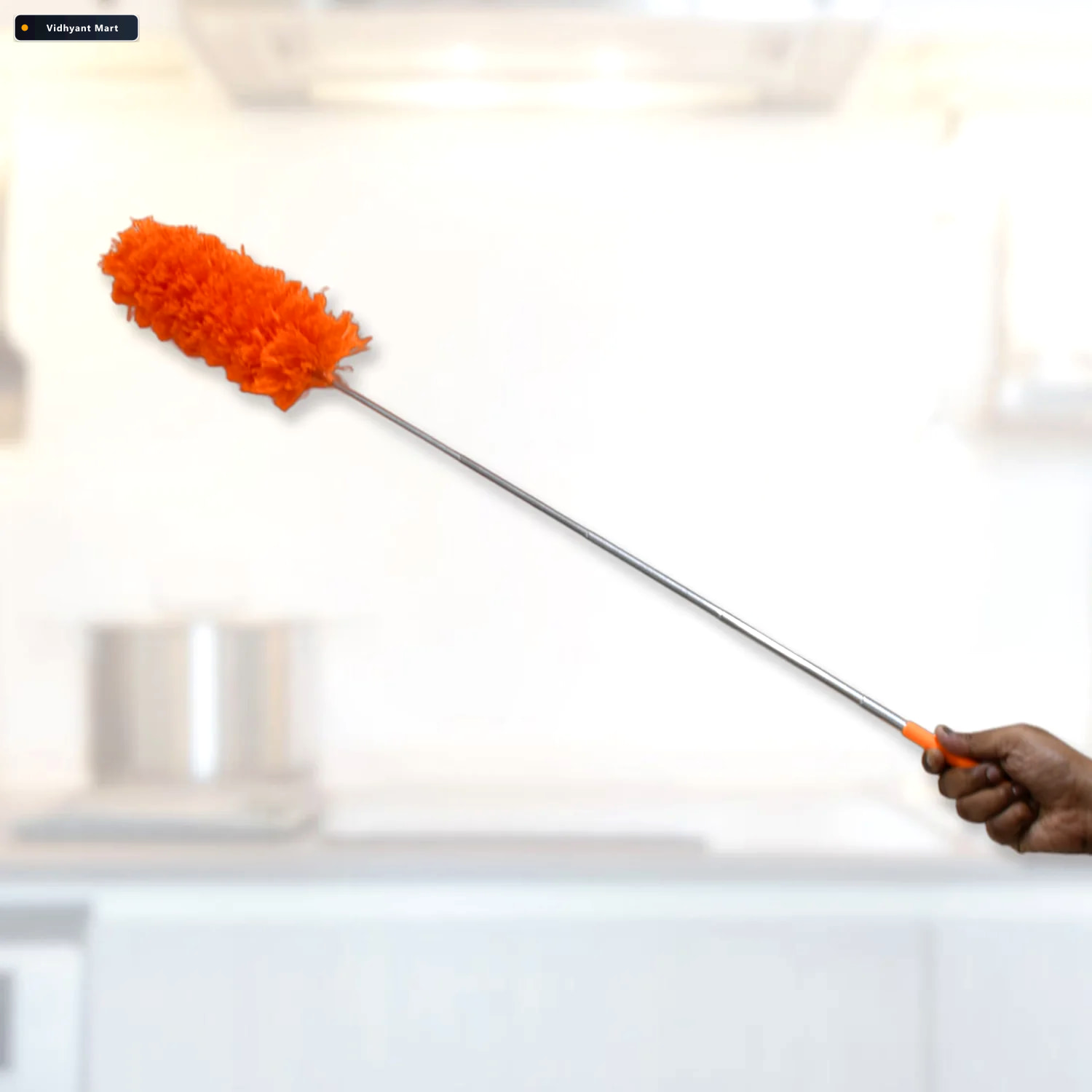 Vidhyant Mart Microfiber Duster Extendable Washable Cleaning Too 2