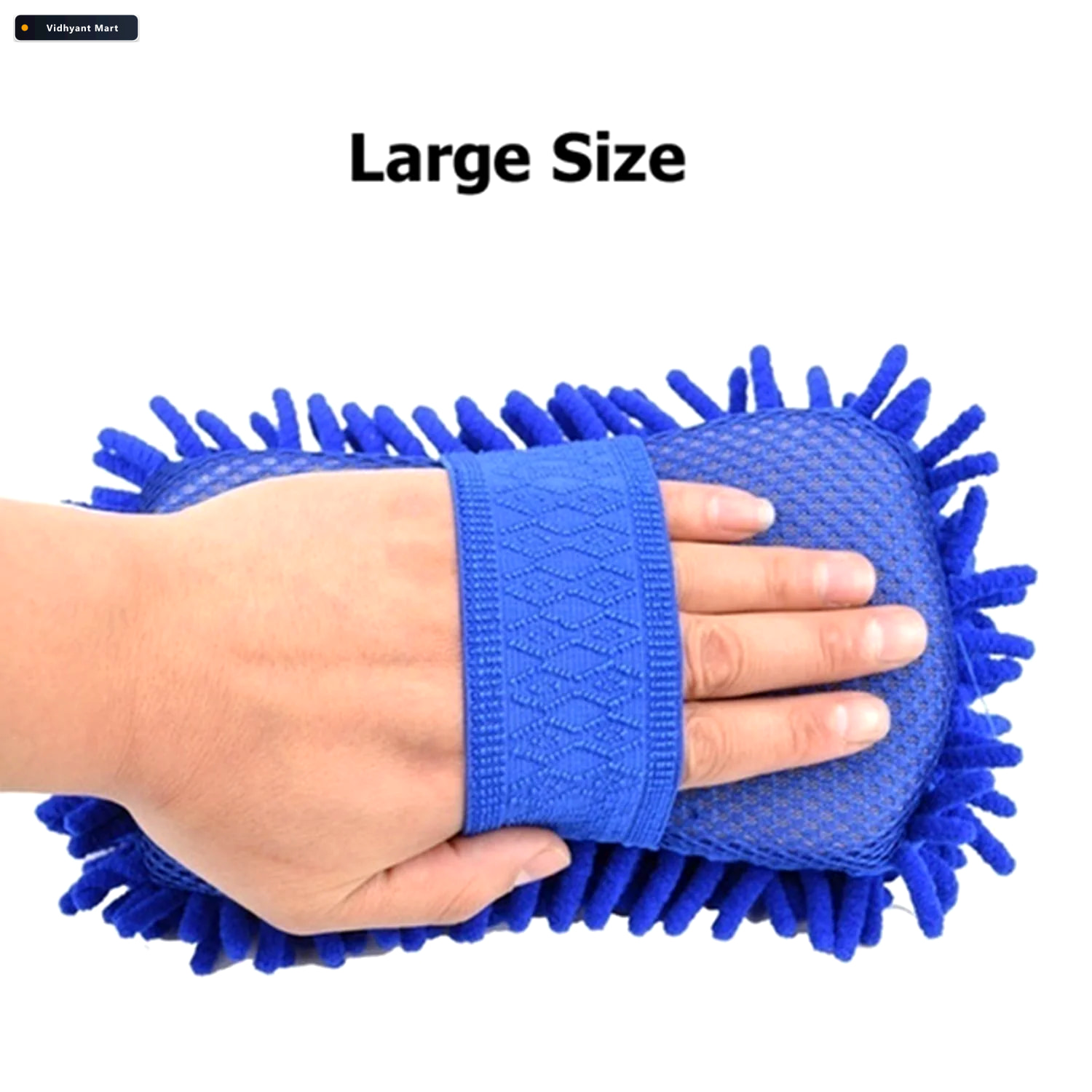 Vidhyant Mart Microfiber Duster Mitt Multi Surface Cleaning Velv 2