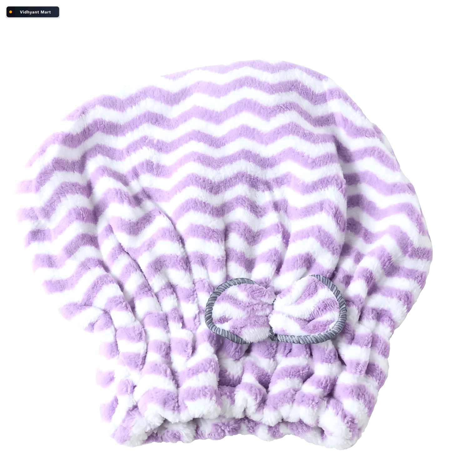 Vidhyant Mart Microfiber Quick Dry Hair Towel Wrap Cap For Women 4
