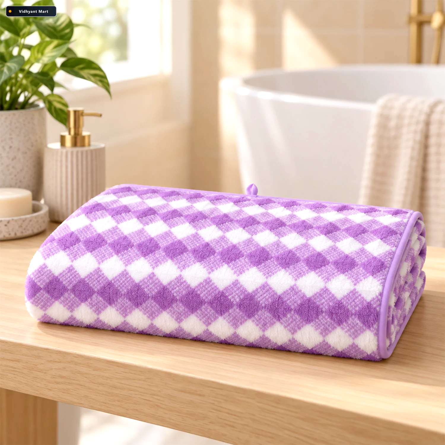 Vidhyant Mart Microfibre Bath Towel For Men Large Quick Dry Gym 3