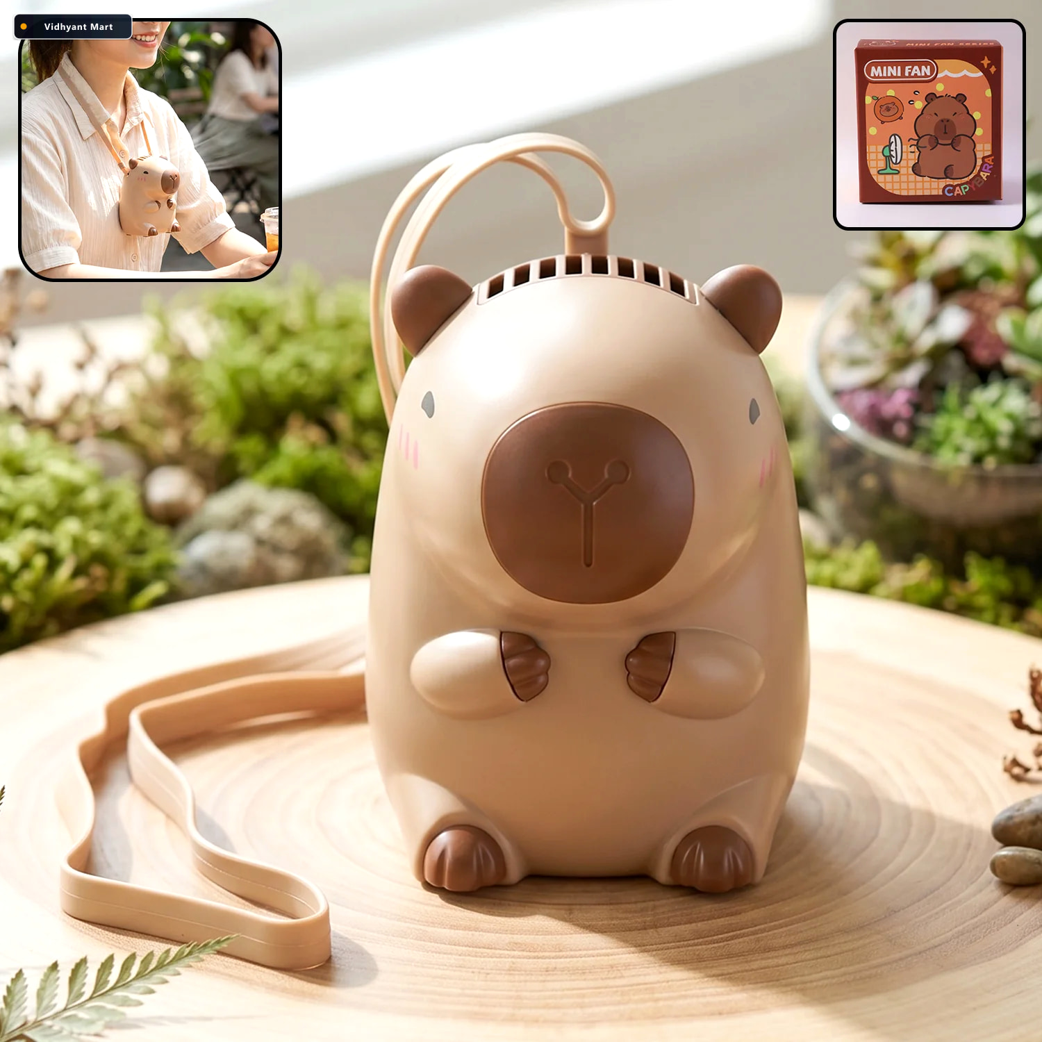 Vidhyant Mart Mini Bear Fan Rechargeable Portable For Outdoor Us 1