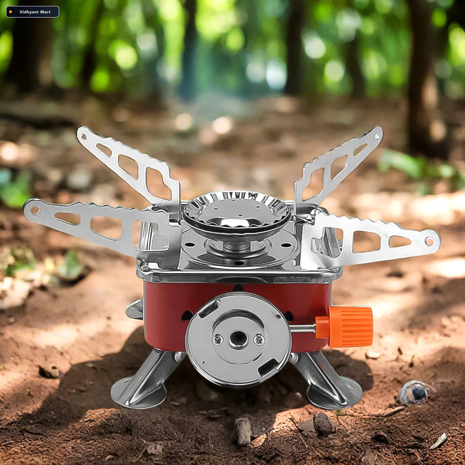 Vidhyant Mart Mini Camping Stove 2800w Portable Gas Burner For O 1